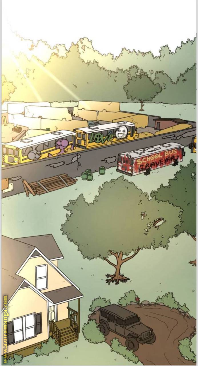 school Bus graveyard, Chapter 3, page 6