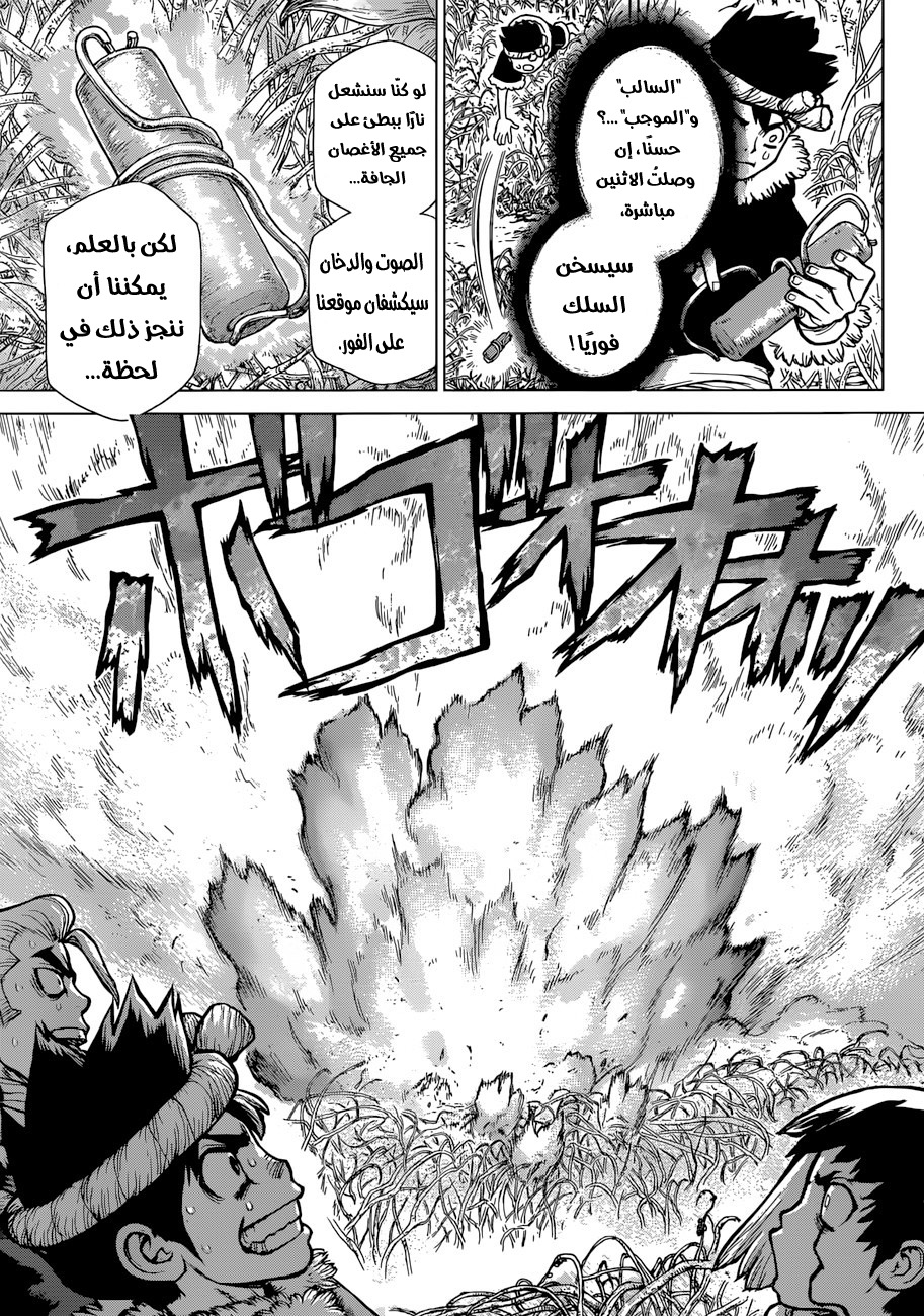 Dr. Stone, 65: مكالمة هاتفية من رجل ميت, page 14