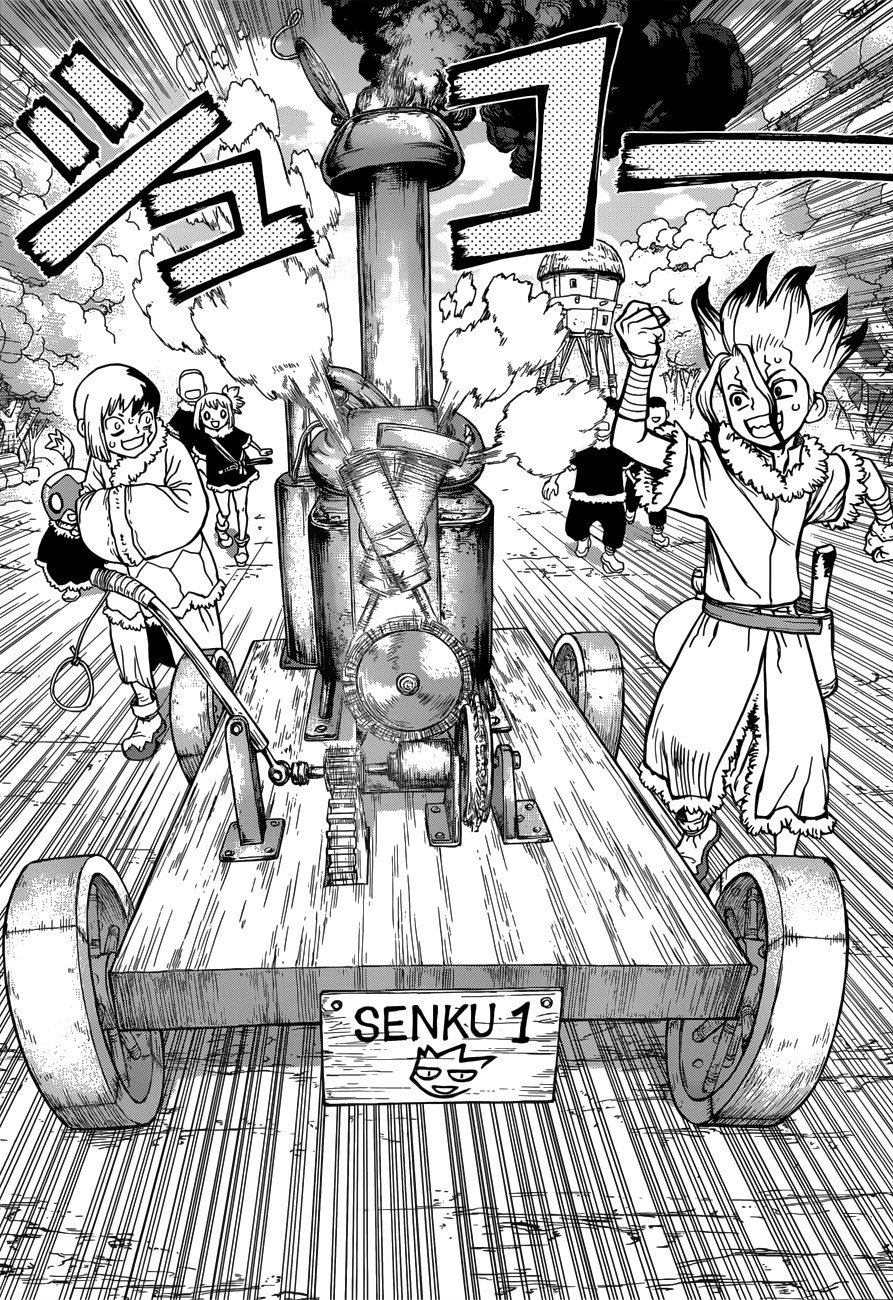 Dr. Stone, 68: شعلة الثورة, page 18