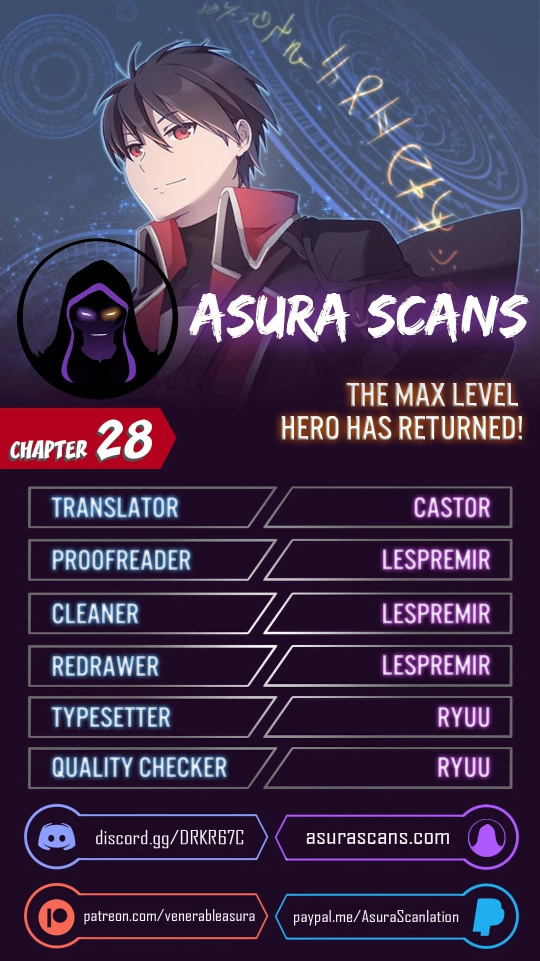 The Max Level Hero has Returned!, Chapter 28, page 1