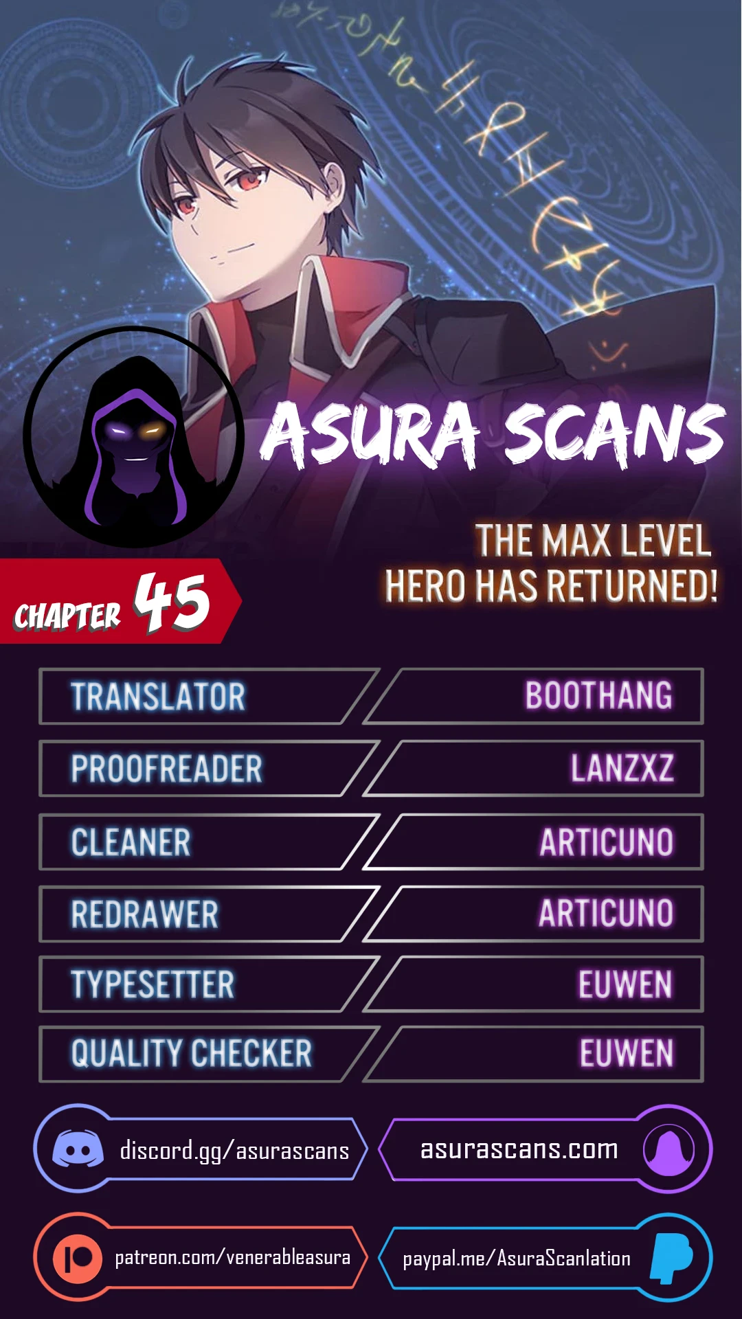 The Max Level Hero has Returned!, Chapter 45, page 1