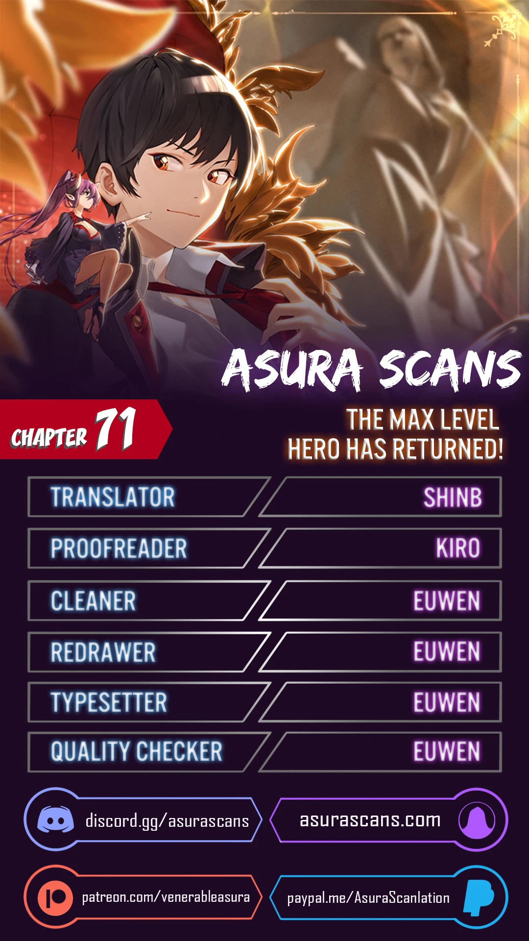The Max Level Hero has Returned!, Chapter 71, page 1