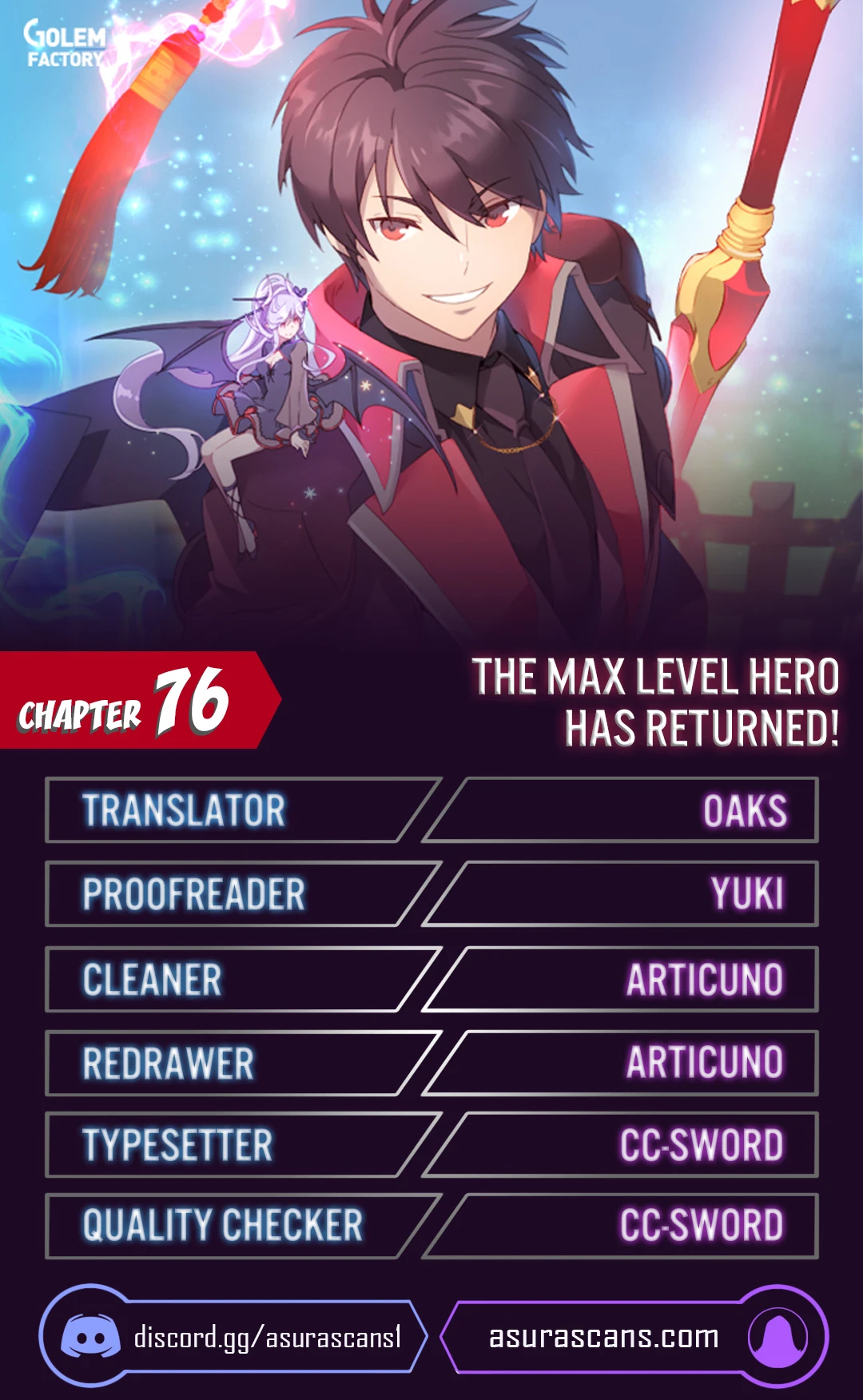 The Max Level Hero has Returned!, Chapter 76, page 1