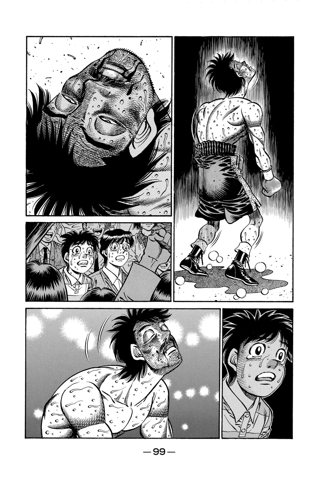 Hajime No Ippo, 654 - يُمنى مقوسة وحشية, page 8