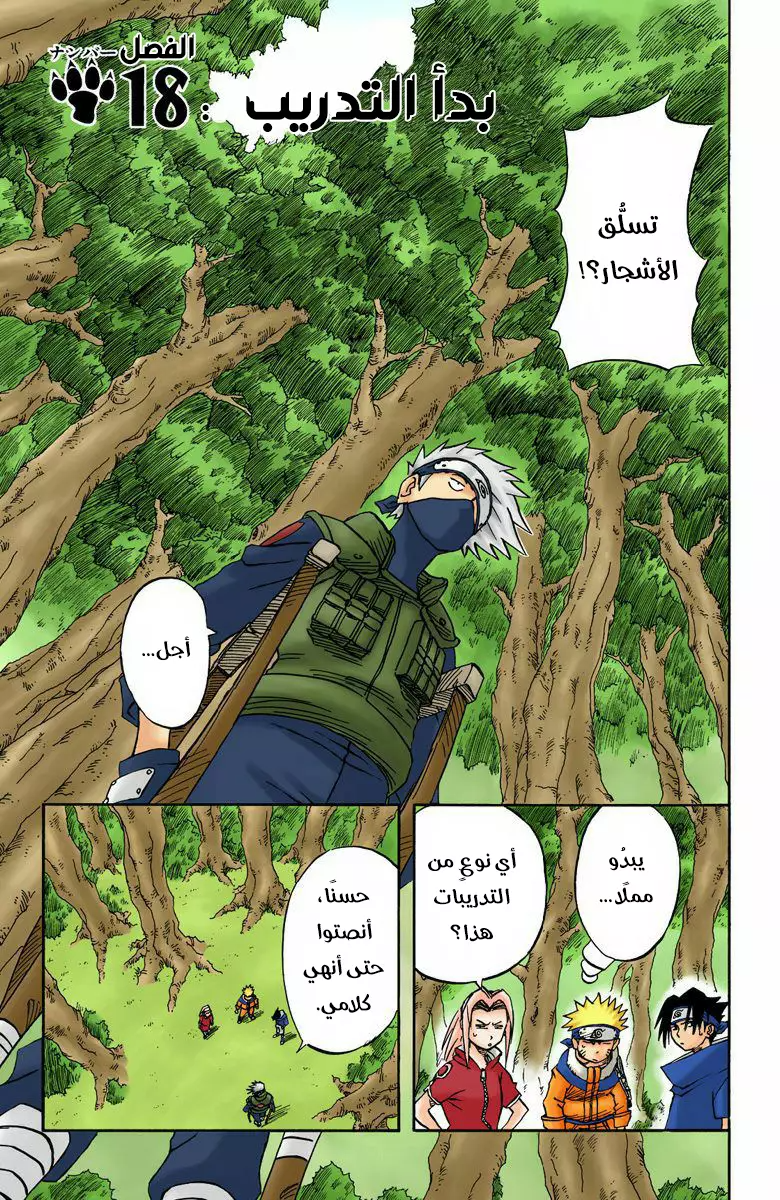Naruto – Digital Colored, 18 - بدأ التدريب...!!, page 7
