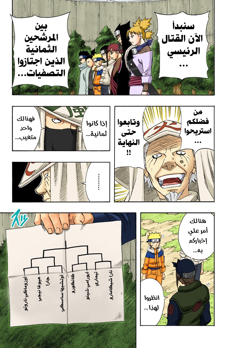 Naruto – Digital Colored, 99 - بدءً النهائيات...!!, page 8