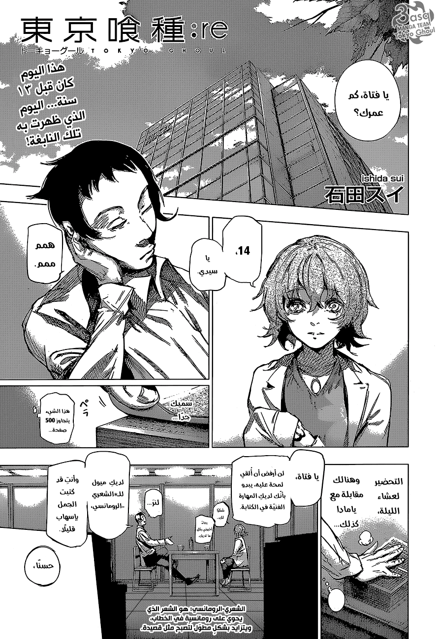 Tokyo Ghoul: re, 62 - الحصول على رأس المال, page 1
