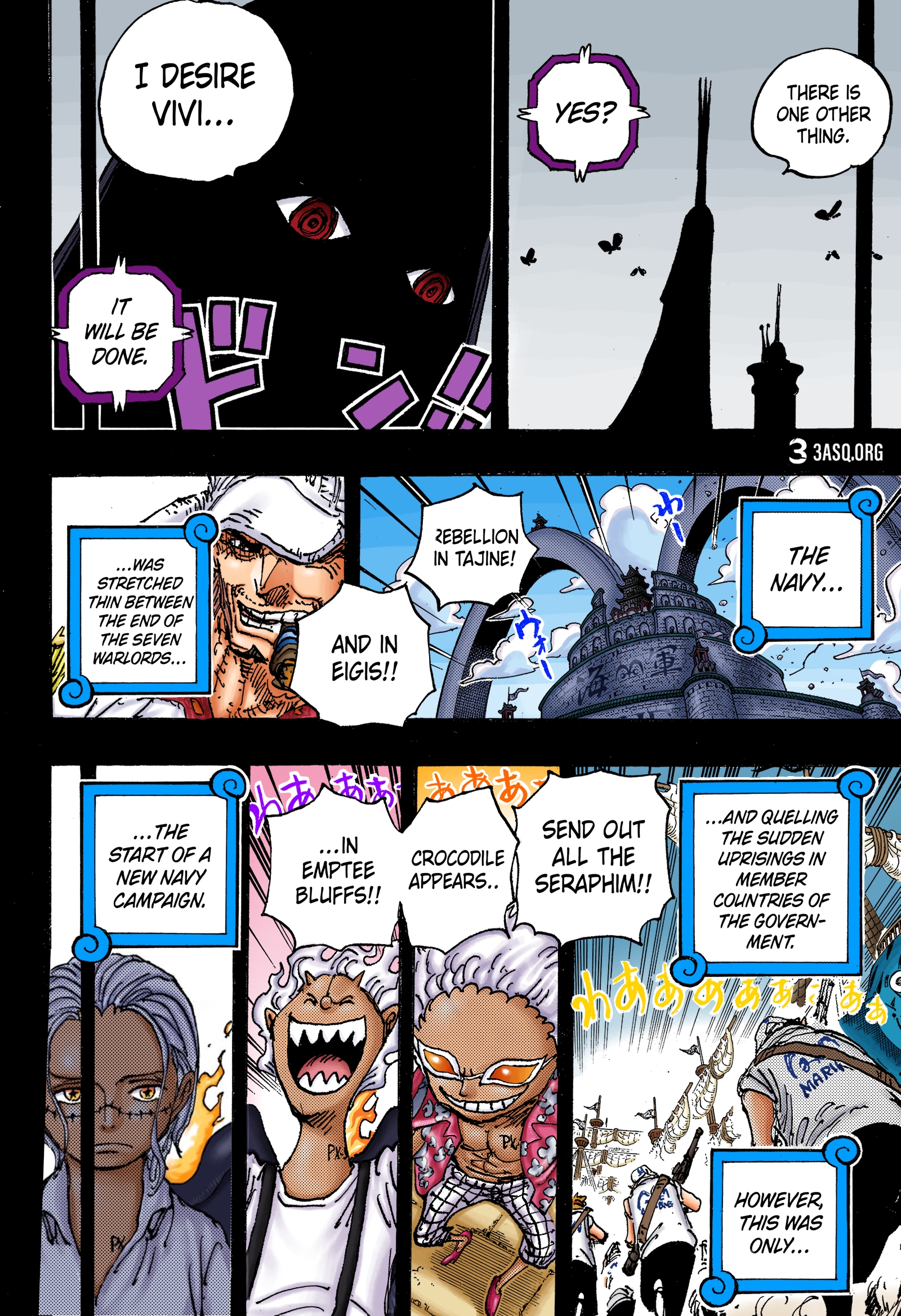 One Piece (English), 1086 - THE FIVE ELDERS, page 9