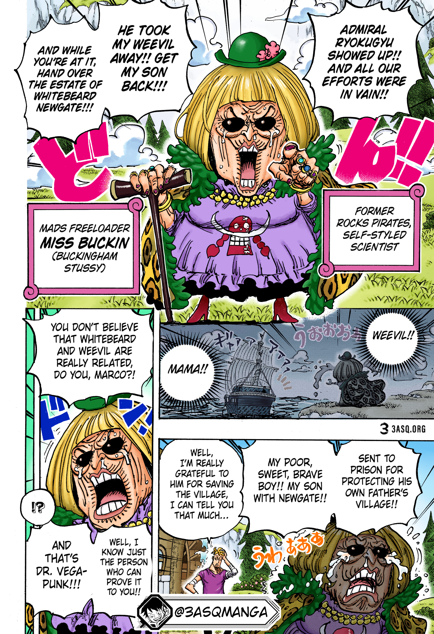 One Piece (English), 1073 - miss buckingham stussy, page 16