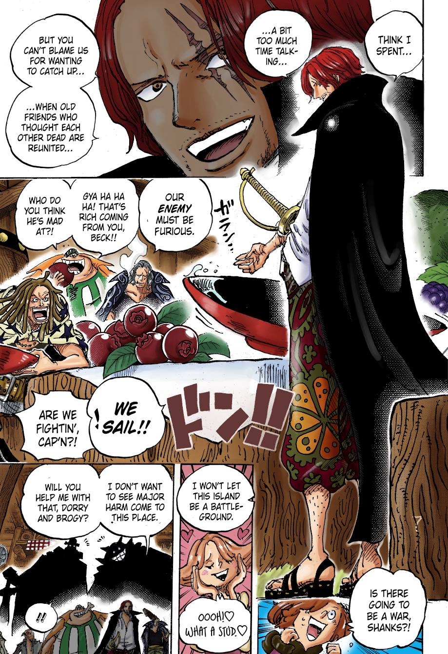 One Piece (English), 1076 - old friends, page 11
