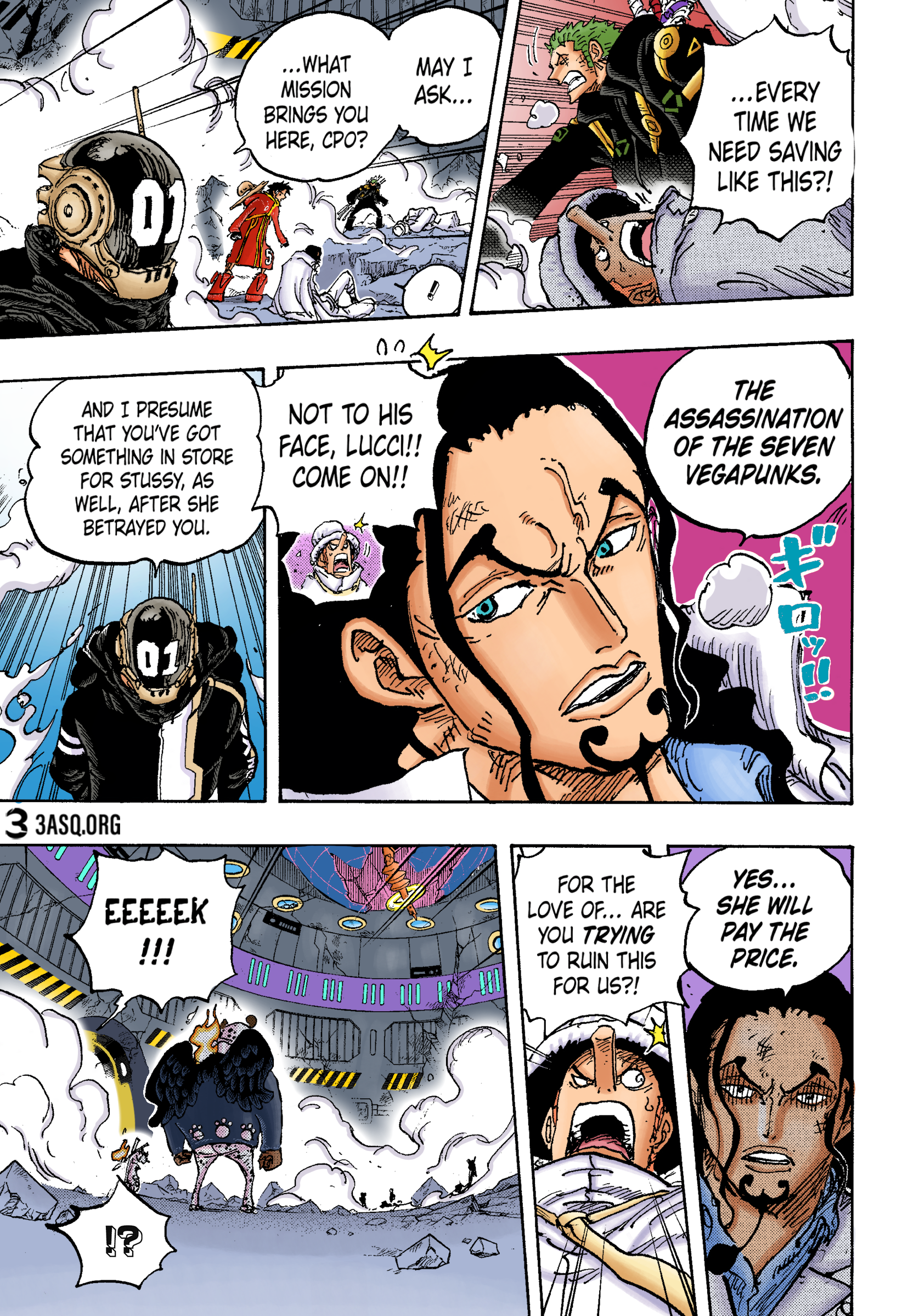 One Piece (English), 1076 - old friends, page 4