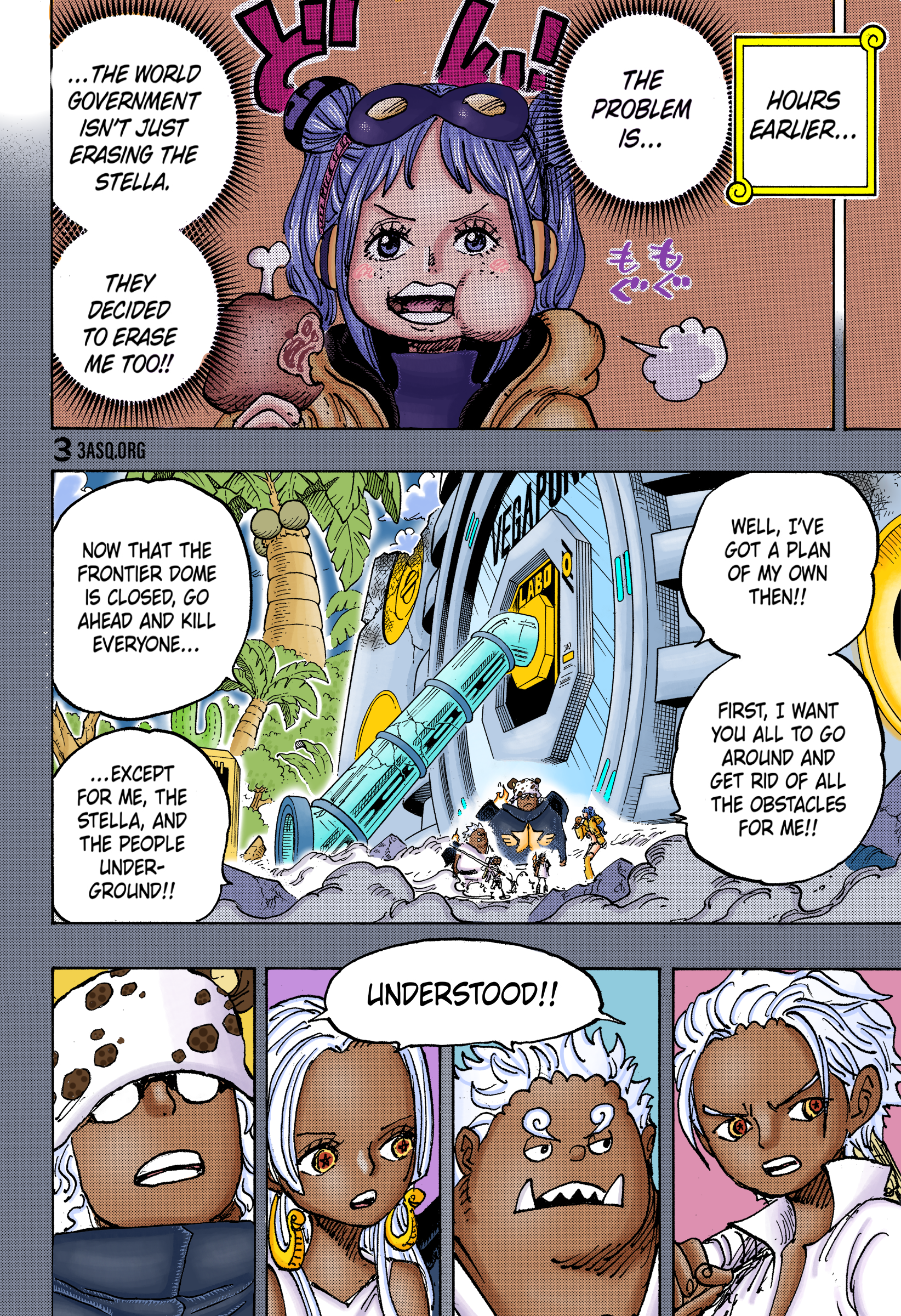 One Piece (English), 1079 - The Emperor's crew, The Red-Haired Pirates, page 3