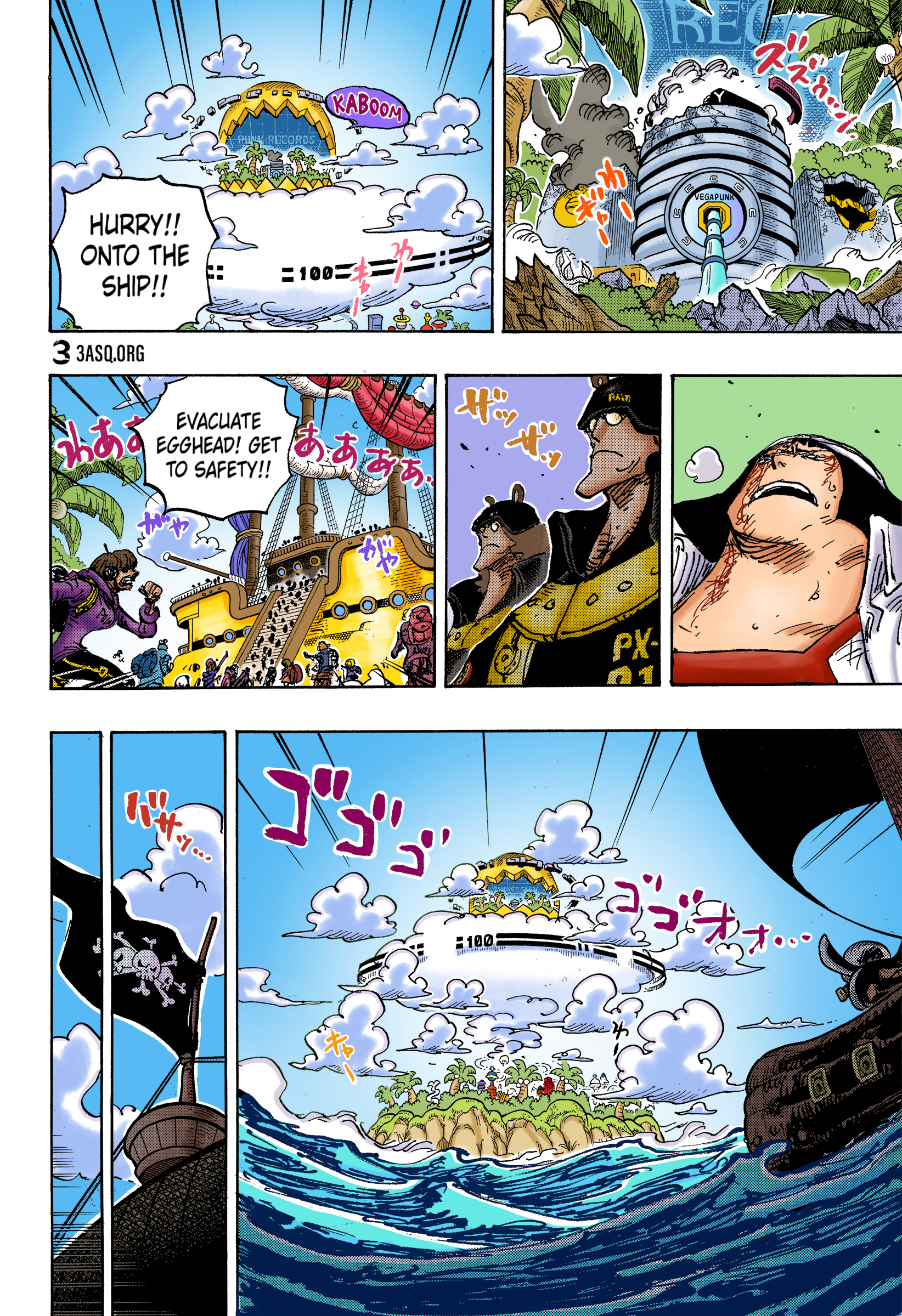 One Piece (English), 1079 - The Emperor's crew, The Red-Haired Pirates, page 5