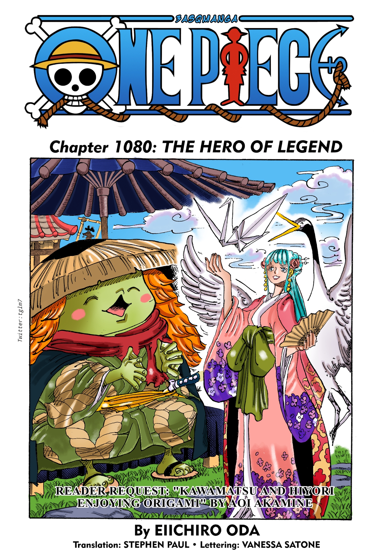 One Piece (English), 1080 - The Hero of Legend, page 1