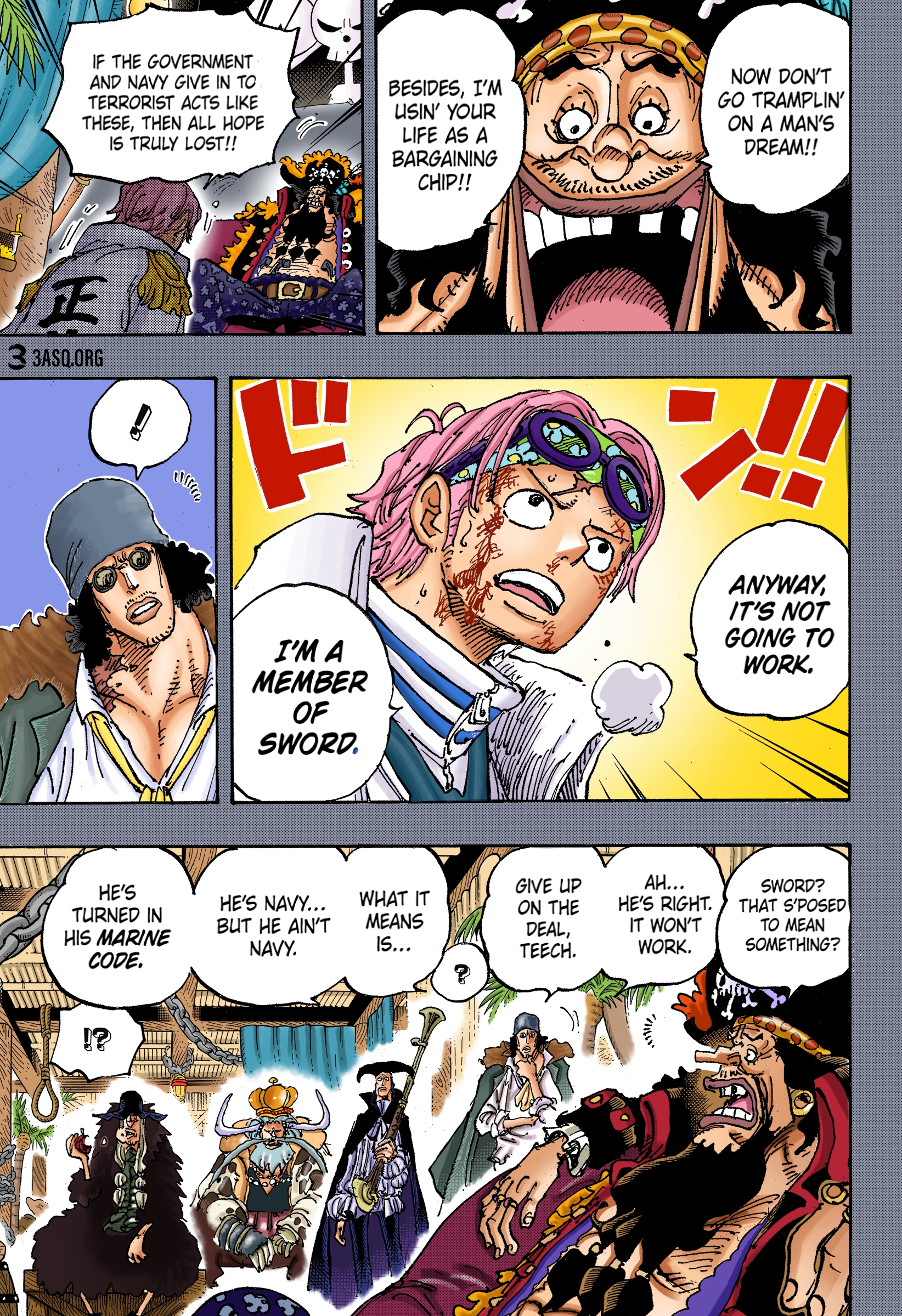 One Piece (English), 1080 - The Hero of Legend, page 8