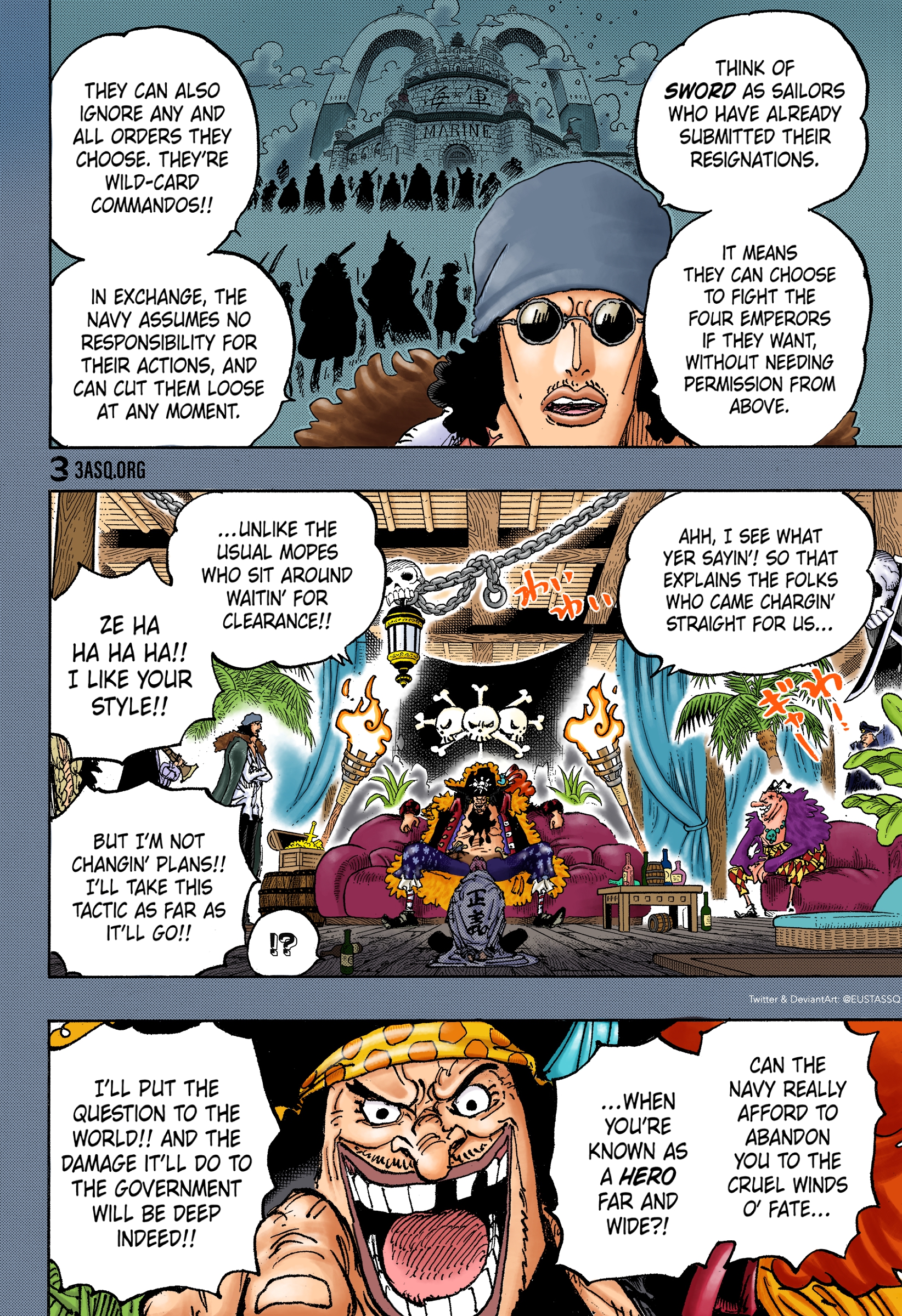 One Piece (English), 1080 - The Hero of Legend, page 9