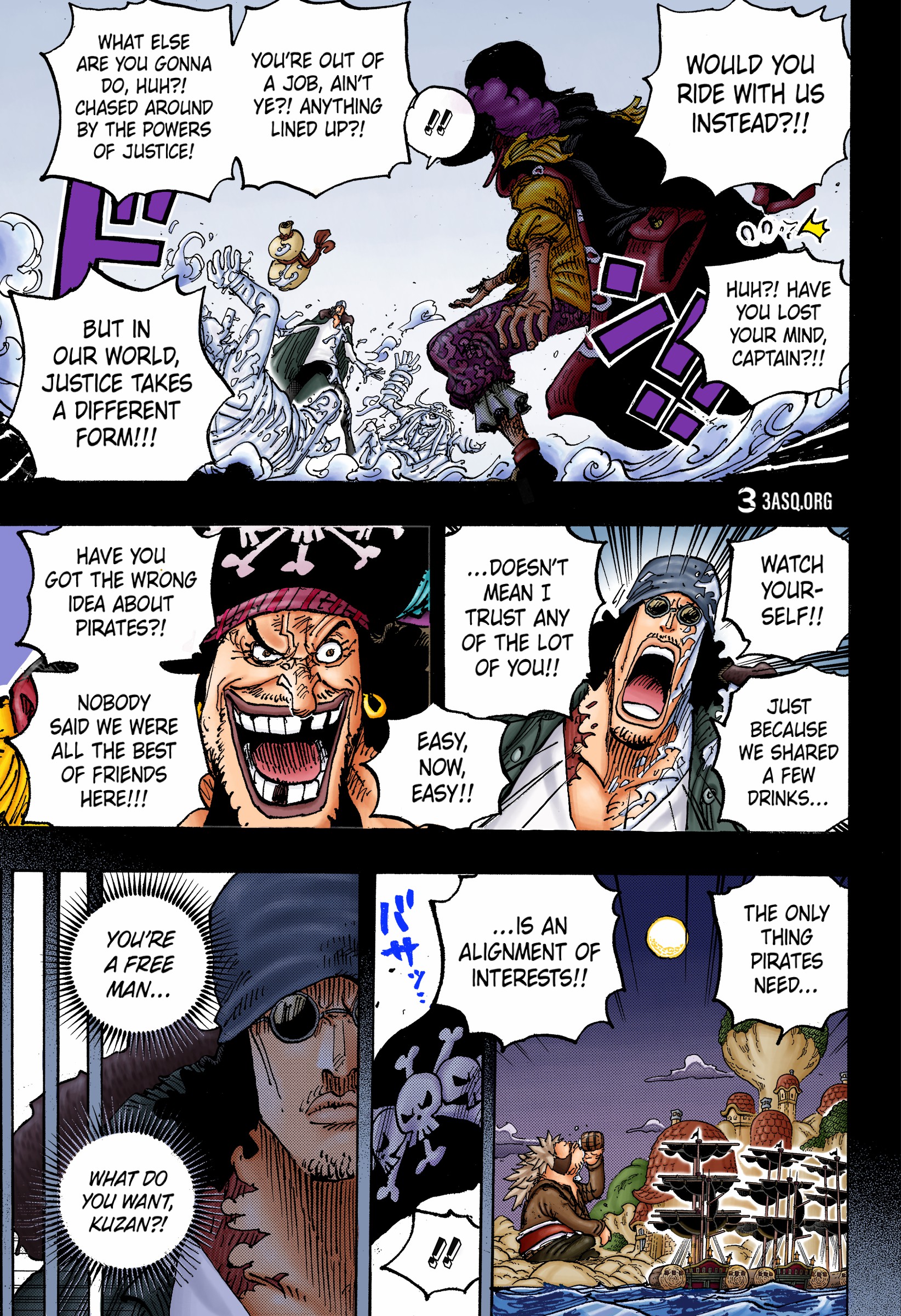 One Piece (English), 1081 - Tenth Ship Captain Of The Blackbeard Pirates, Kuzan, page 11