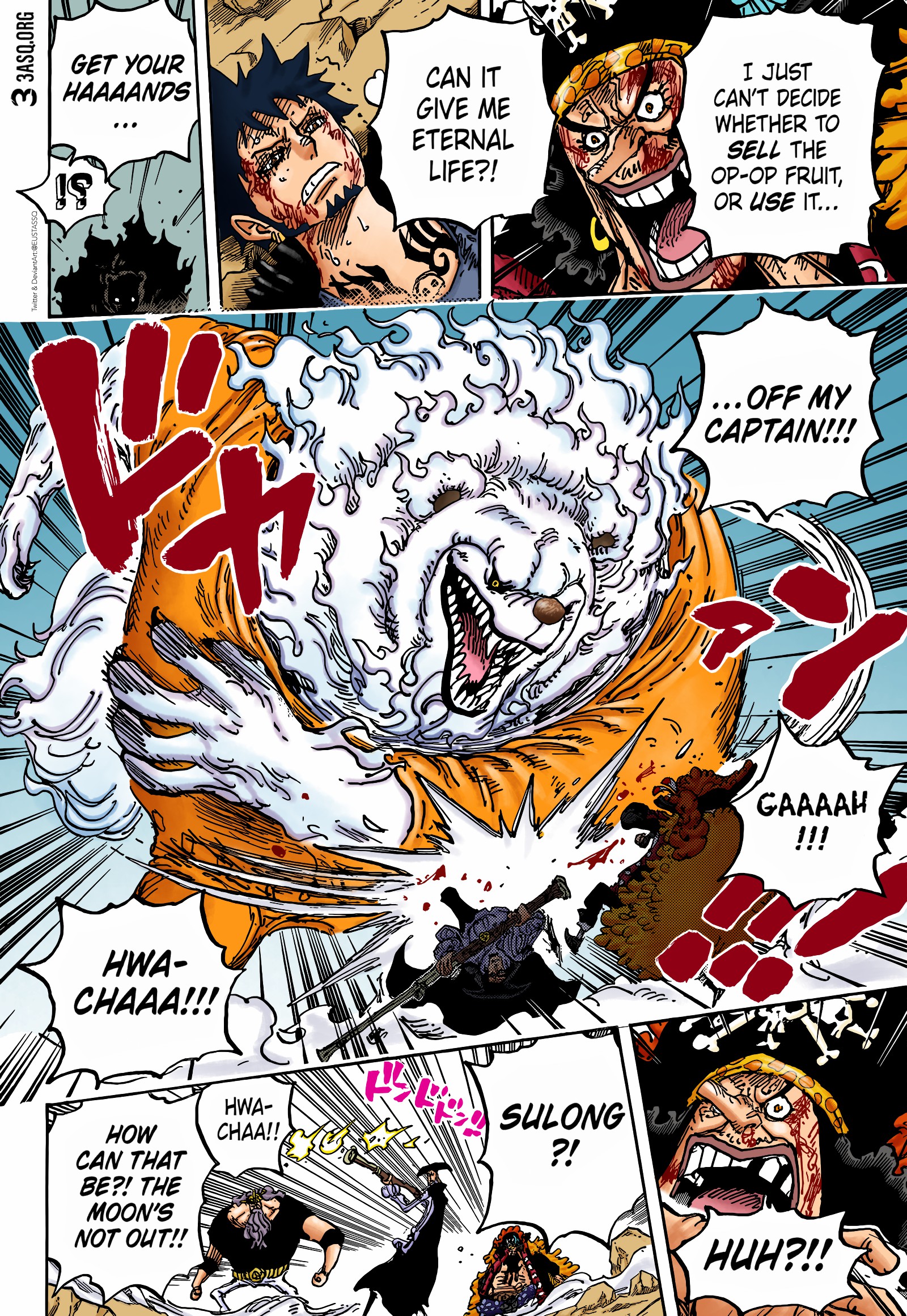 One Piece (English), 1081 - Tenth Ship Captain Of The Blackbeard Pirates, Kuzan, page 14