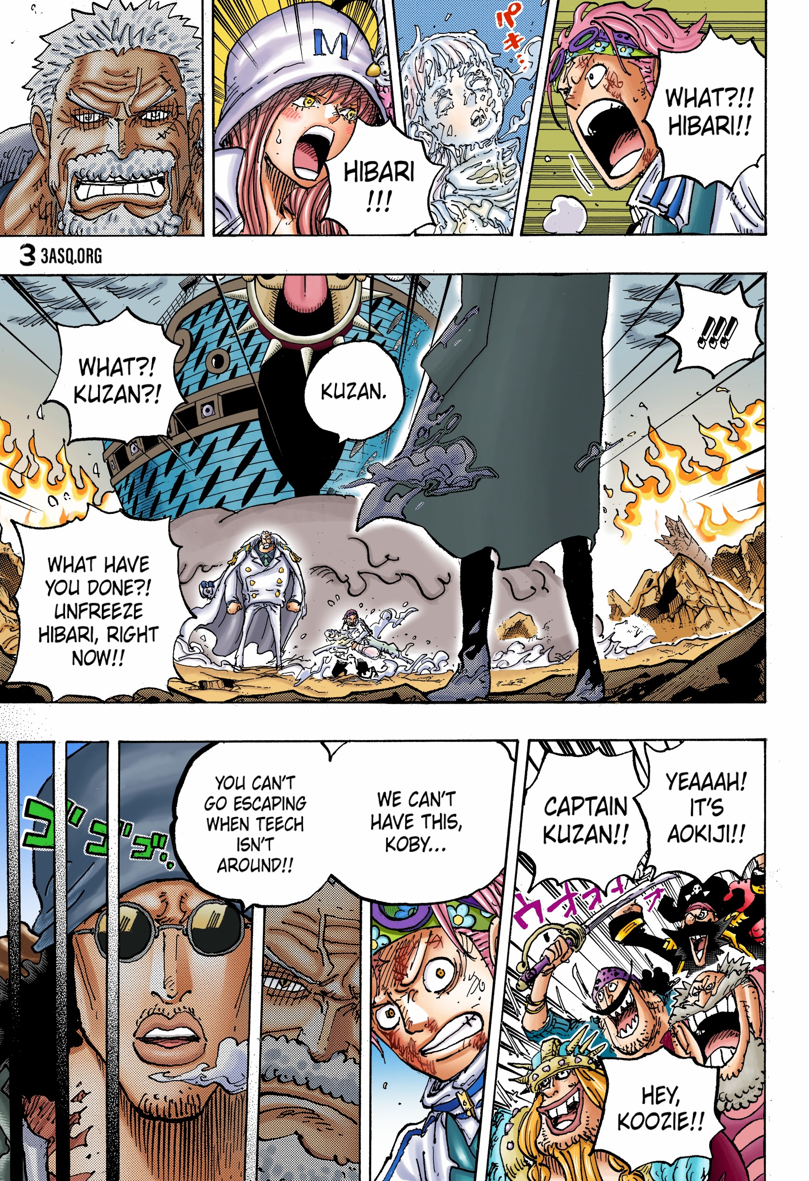 One Piece (English), 1081 - Tenth Ship Captain Of The Blackbeard Pirates, Kuzan, page 6