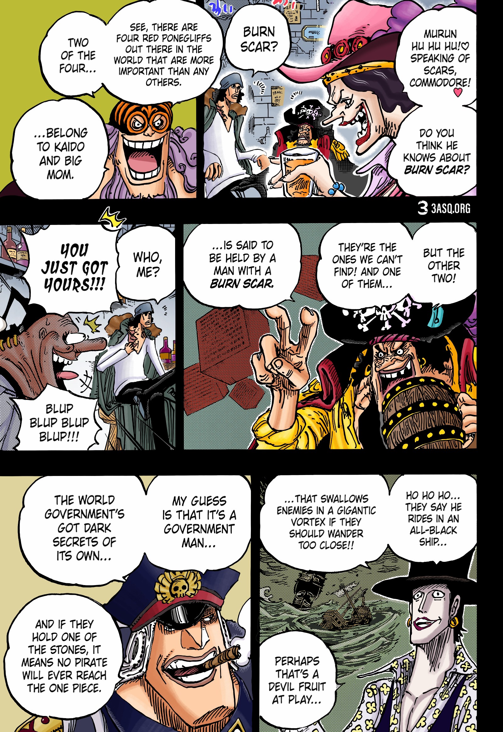 One Piece (English), 1081 - Tenth Ship Captain Of The Blackbeard Pirates, Kuzan, page 9