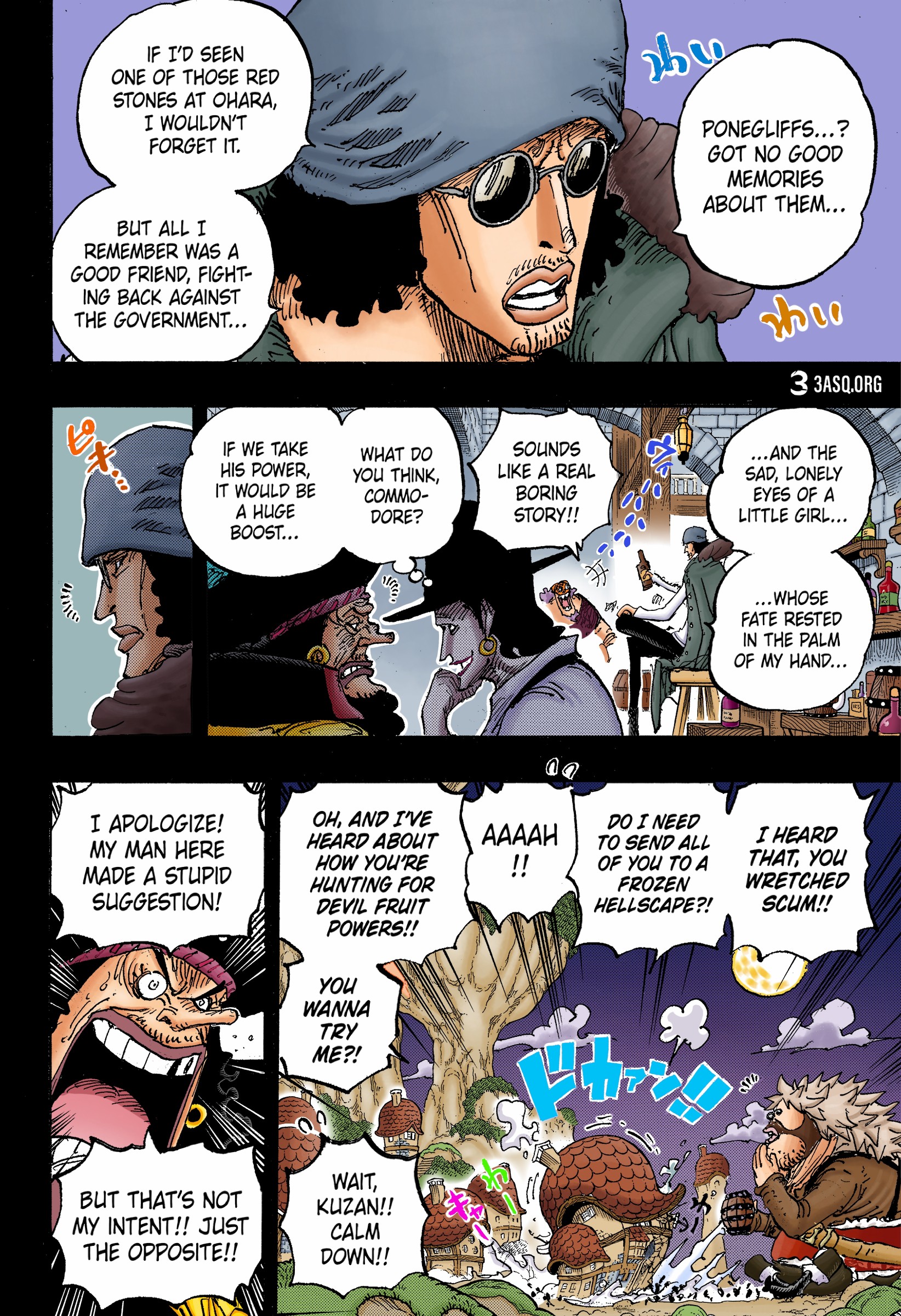 One Piece (English), 1081 - Tenth Ship Captain Of The Blackbeard Pirates, Kuzan, page 10