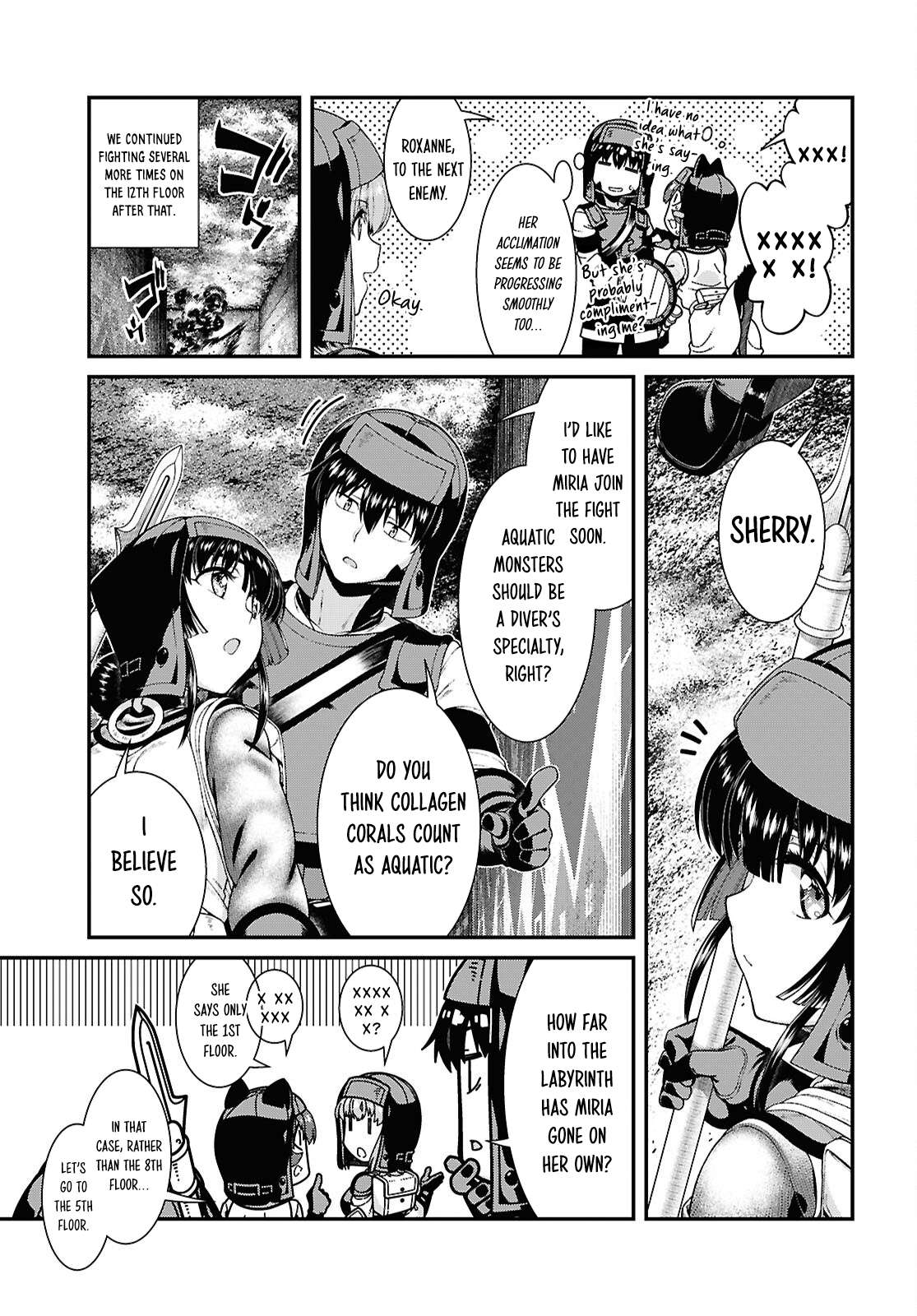 Isekai Meikyuu de Harem wo, Chapter 111, page 9