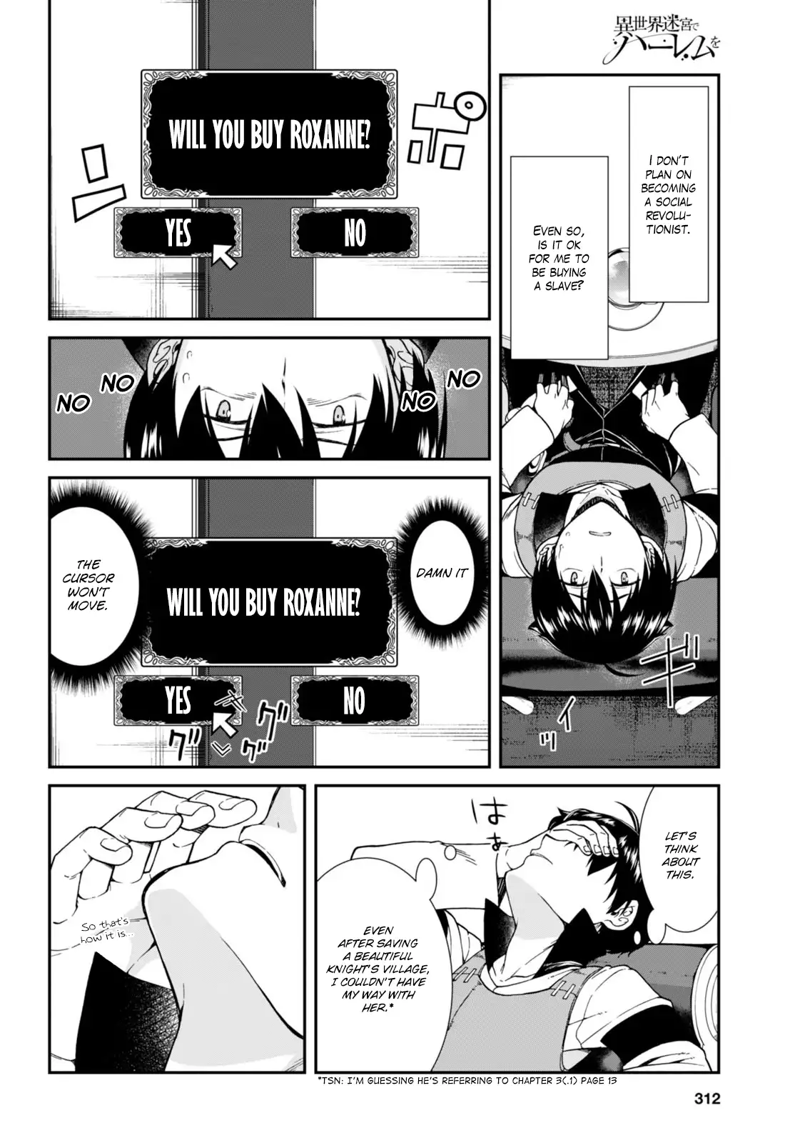Isekai Meikyuu de Harem wo, Chapter 4, page 19