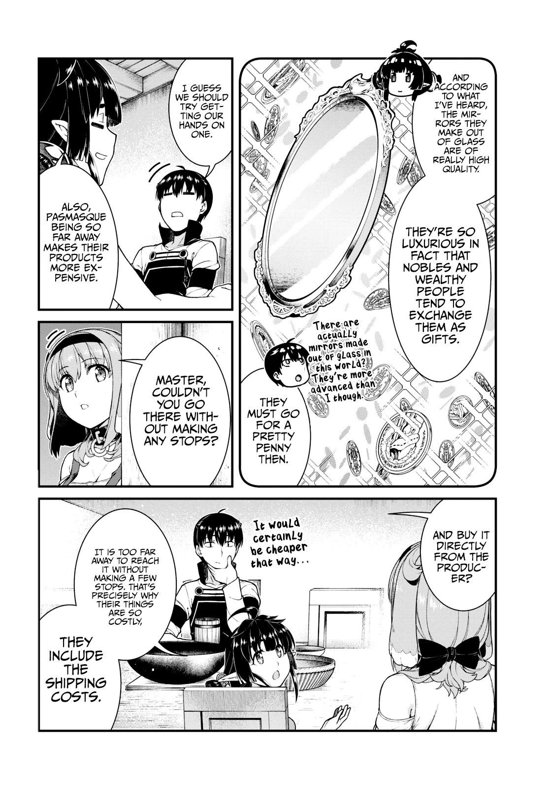 Isekai Meikyuu de Harem wo, Chapter 70, page 3