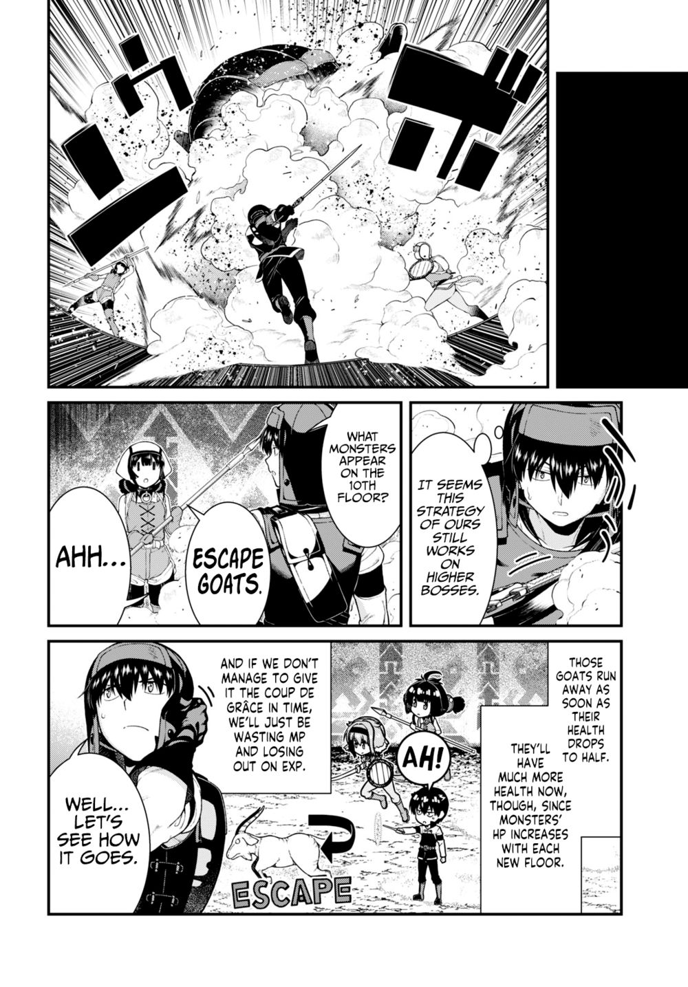 Isekai Meikyuu de Harem wo, Chapter 79, page 9