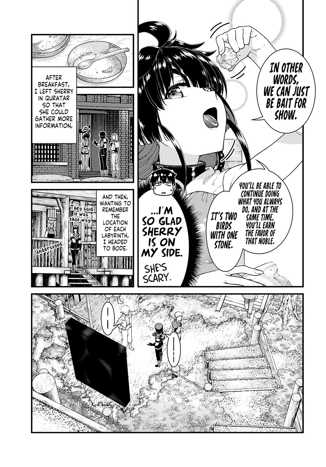 Isekai Meikyuu de Harem wo, Chapter 89, page 4
