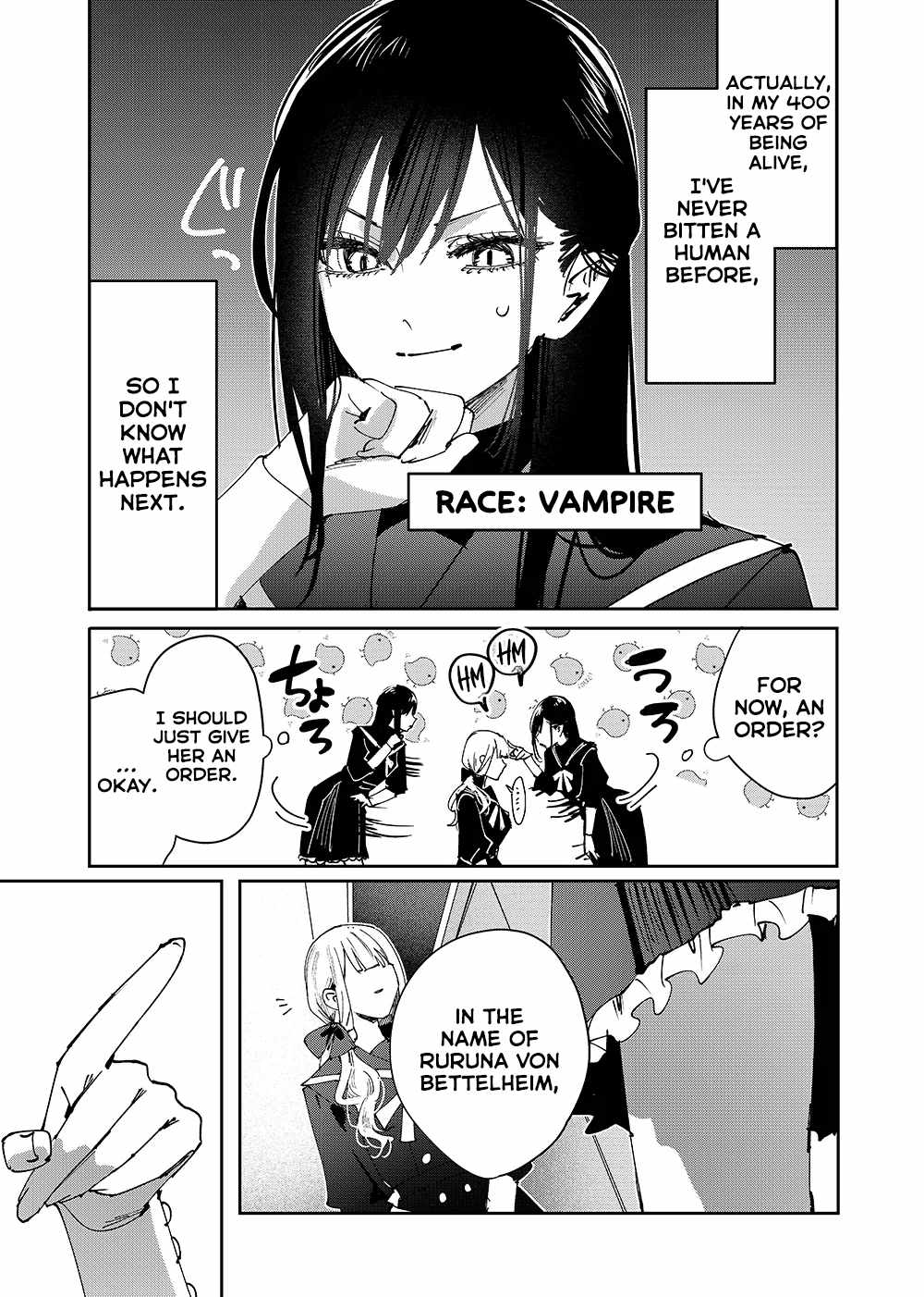 Girls × Vampire, Chapter 1, page 4