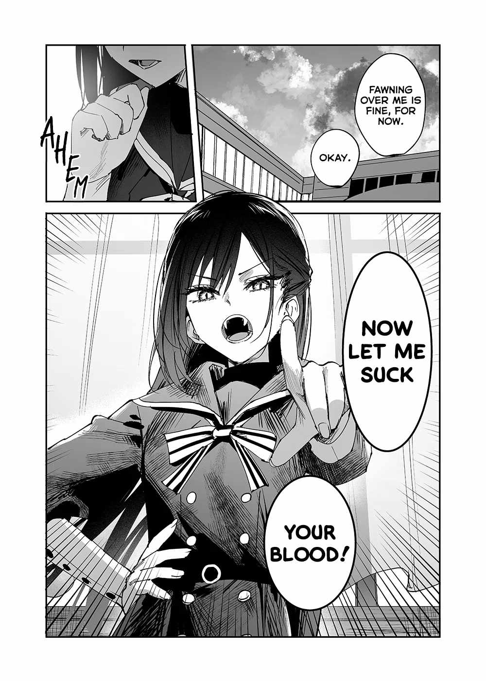 Girls × Vampire, Chapter 2, page 1