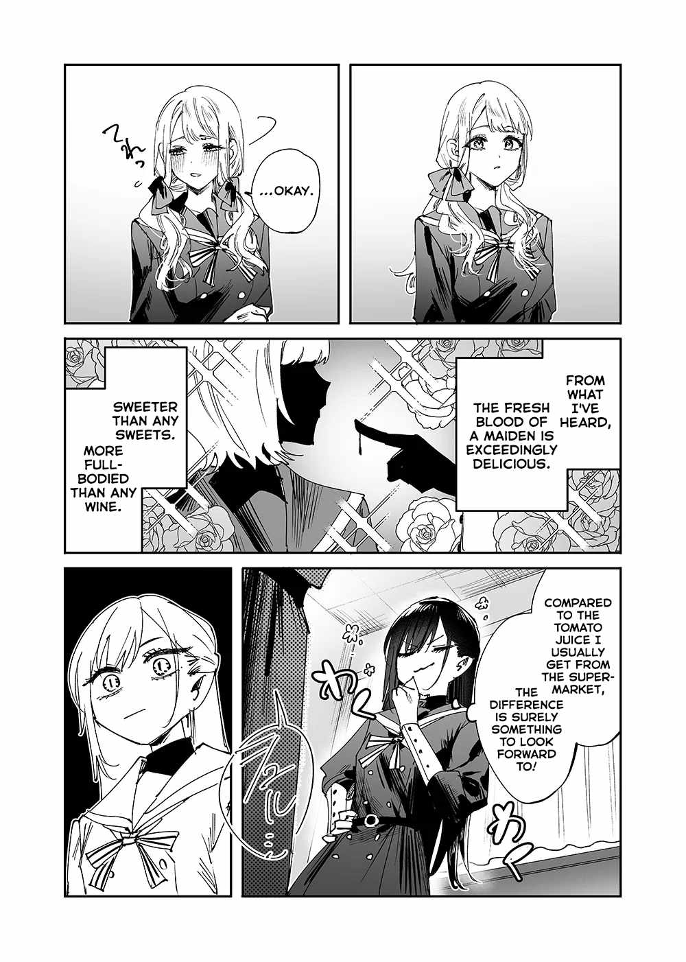 Girls × Vampire, Chapter 2, page 2