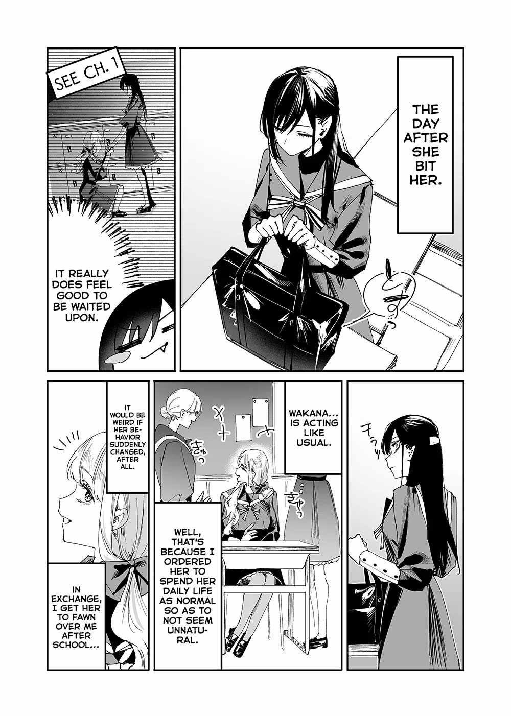 Girls × Vampire, Chapter 3, page 4