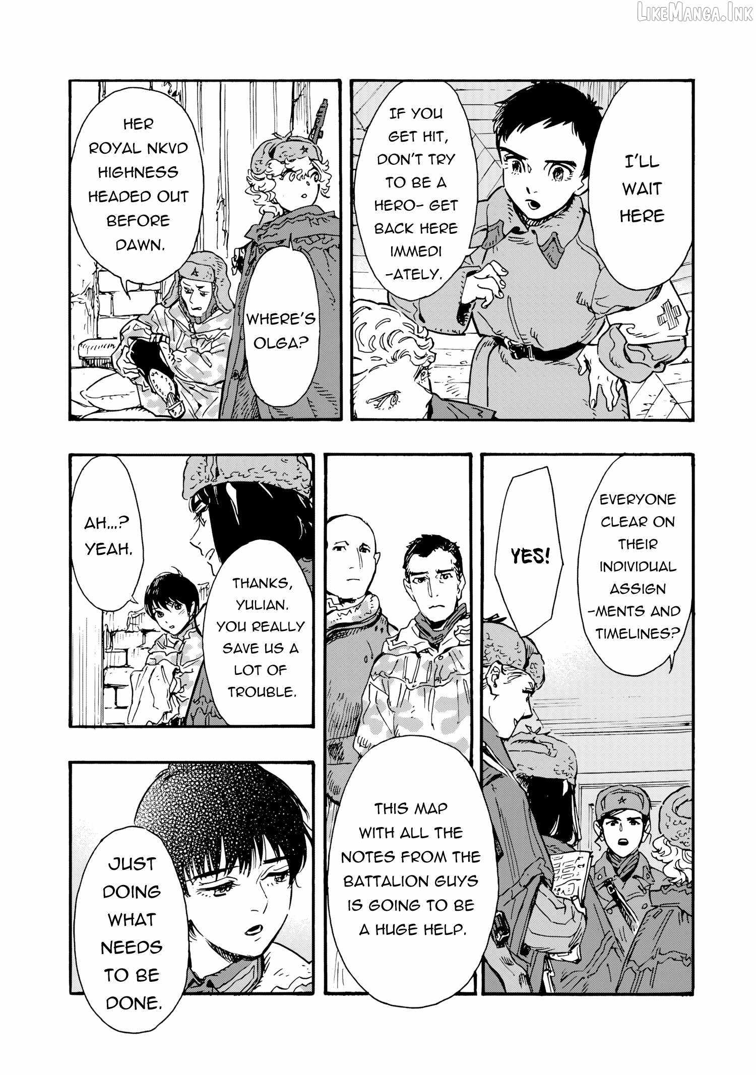 Comrade Girls, Shoot the Enemy, Chapter 14, page 3