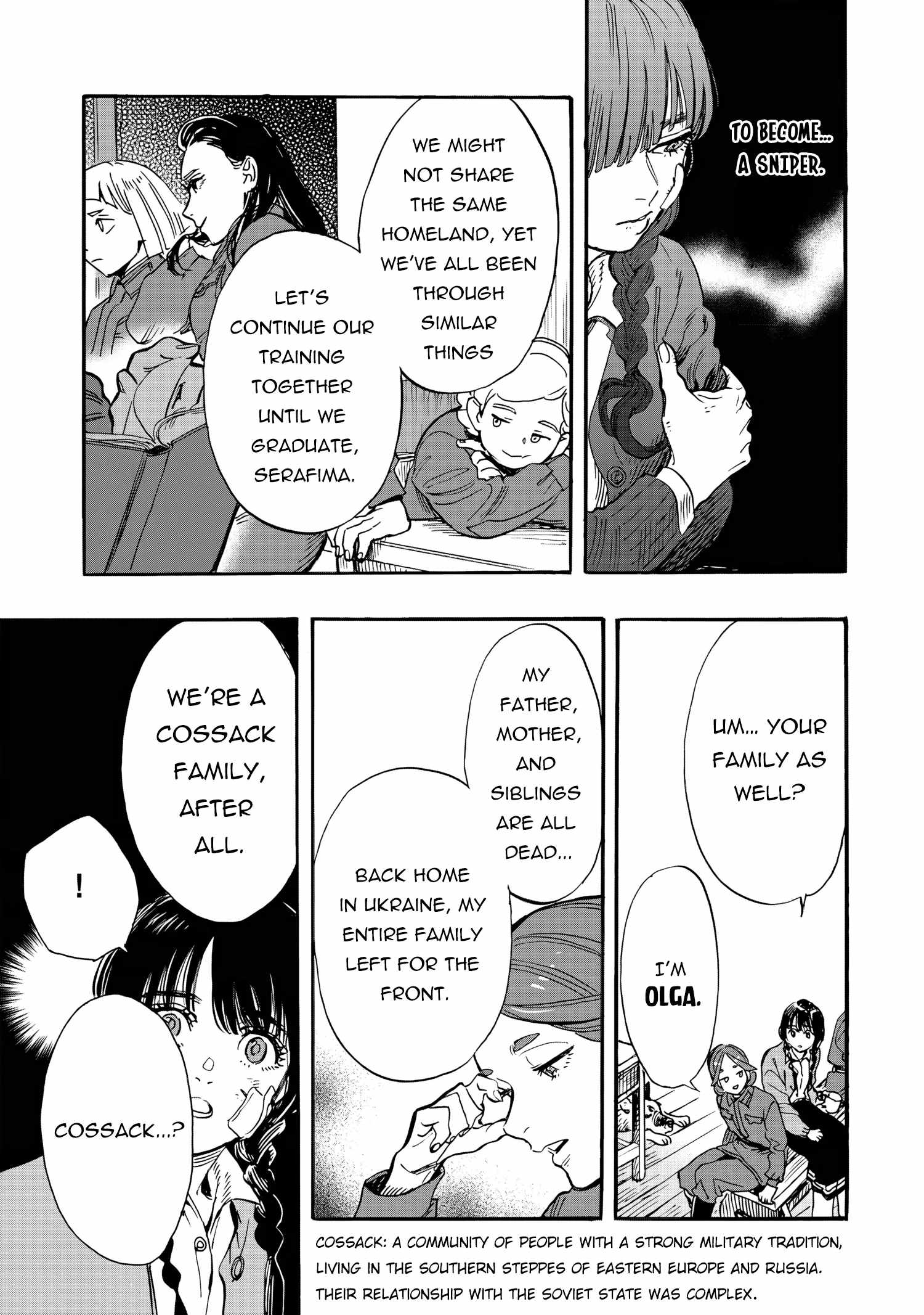 Comrade Girls, Shoot the Enemy, Chapter 2, page 36
