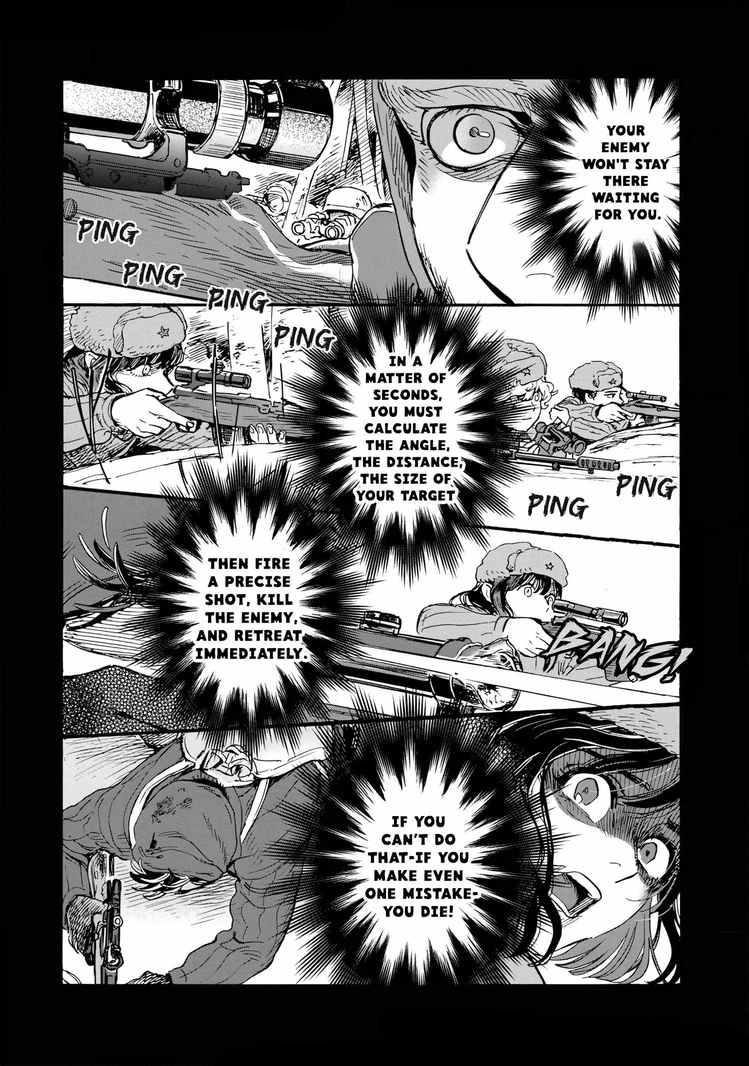 Comrade Girls, Shoot the Enemy, Chapter 3, page 24