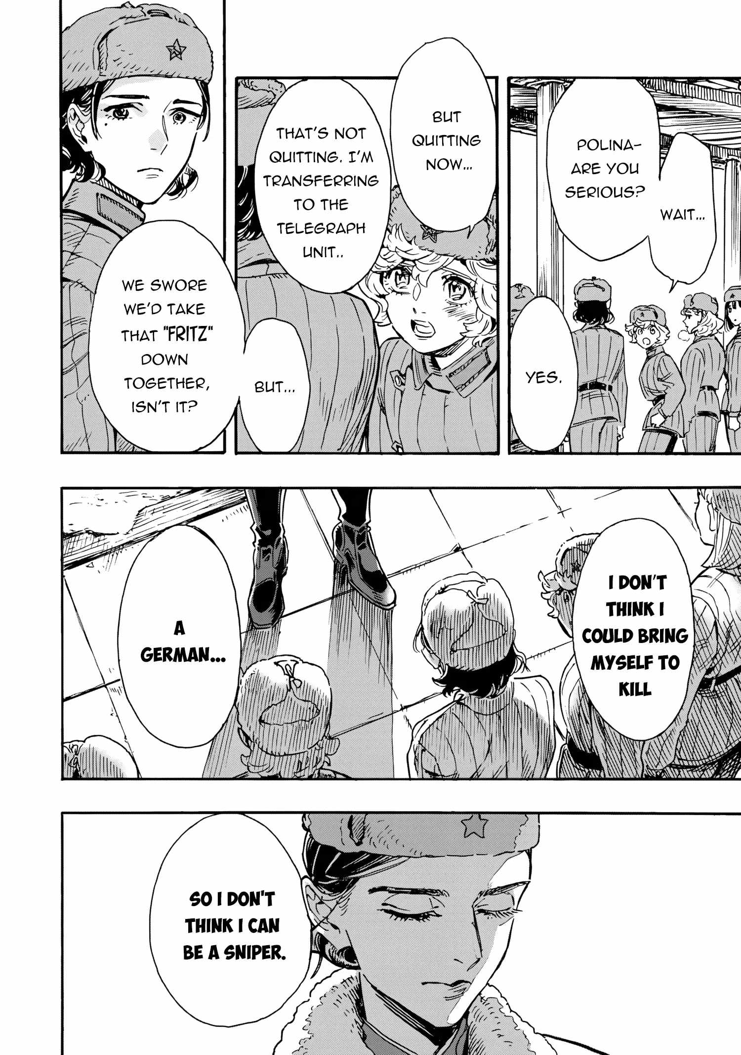 Comrade Girls, Shoot the Enemy, Chapter 3, page 36
