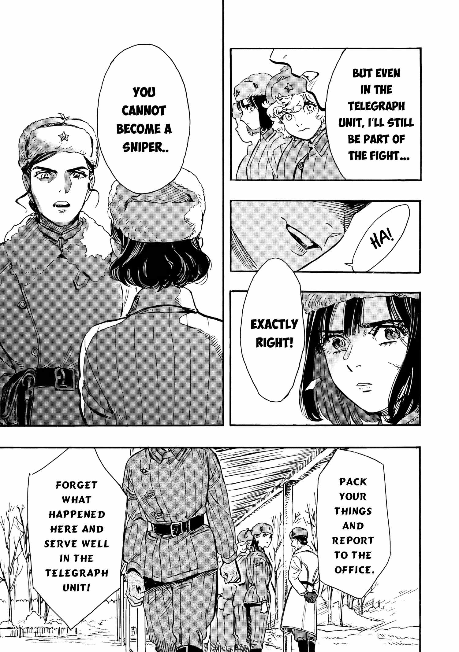 Comrade Girls, Shoot the Enemy, Chapter 3, page 37