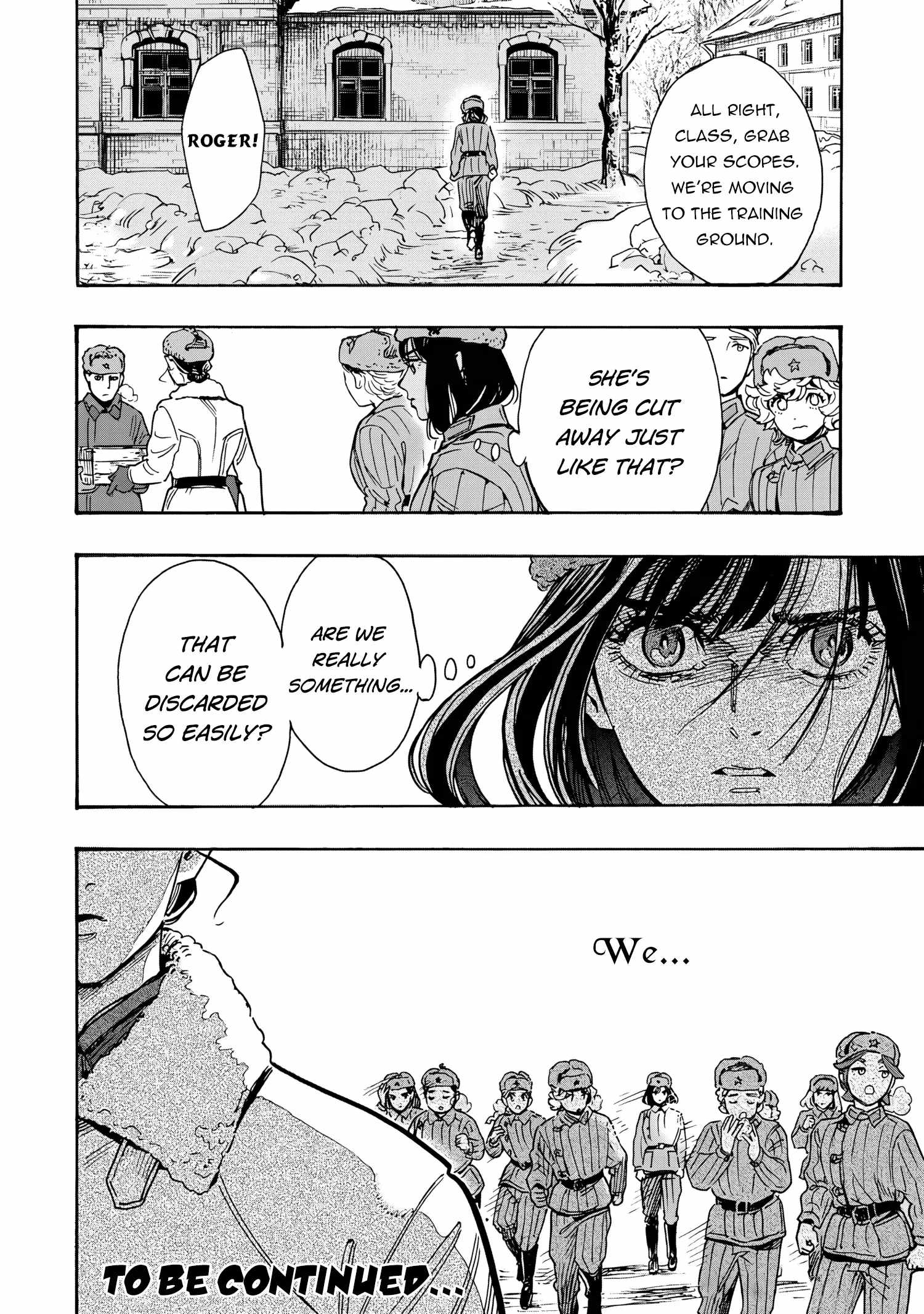 Comrade Girls, Shoot the Enemy, Chapter 3, page 38
