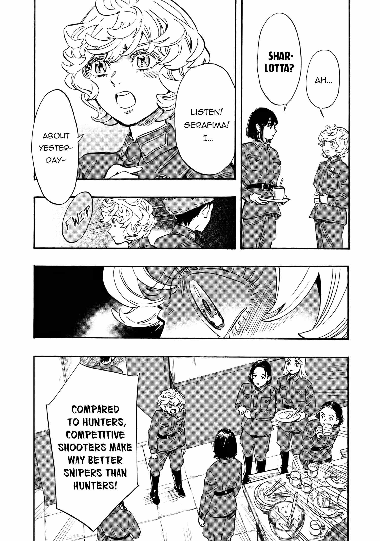Comrade Girls, Shoot the Enemy, Chapter 3, page 7