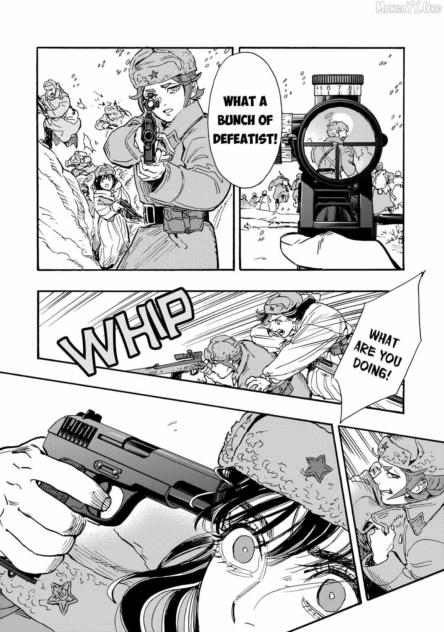 Comrade Girls, Shoot the Enemy, Chapter 9, page 33