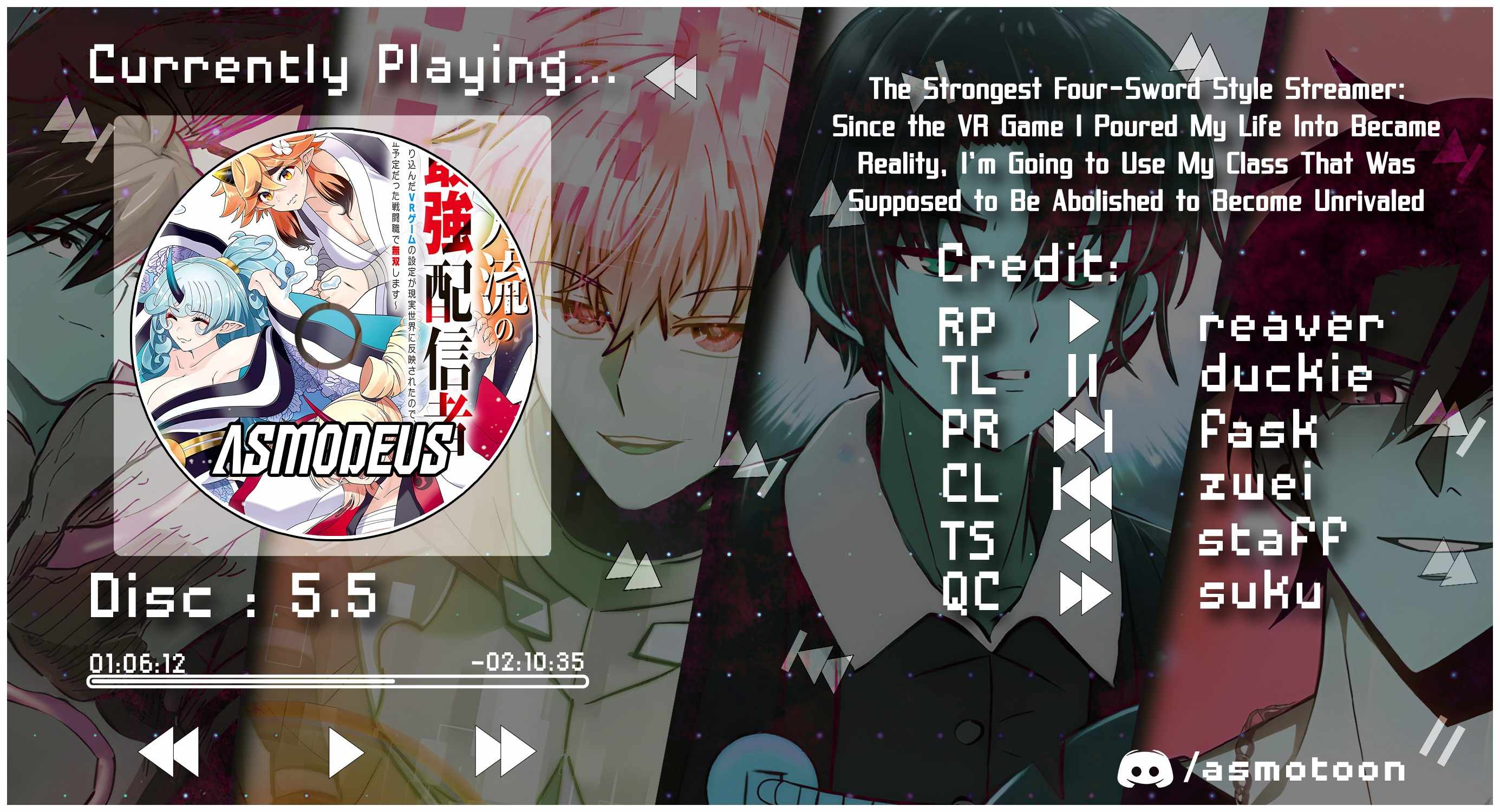 Yontou-ryuu no Saikyou Haishin-sha ~Yari Konda VR Game no Settei ge G..., Chapter 5, page 1