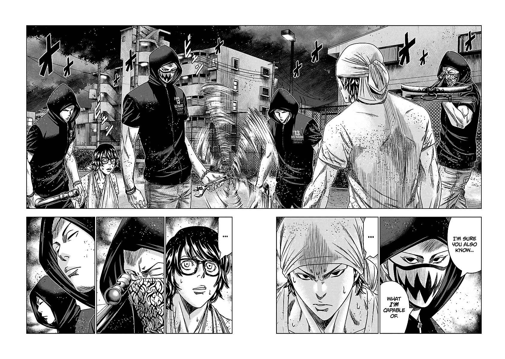 Out (Makoto Mizuta), Chapter 95, page 3
