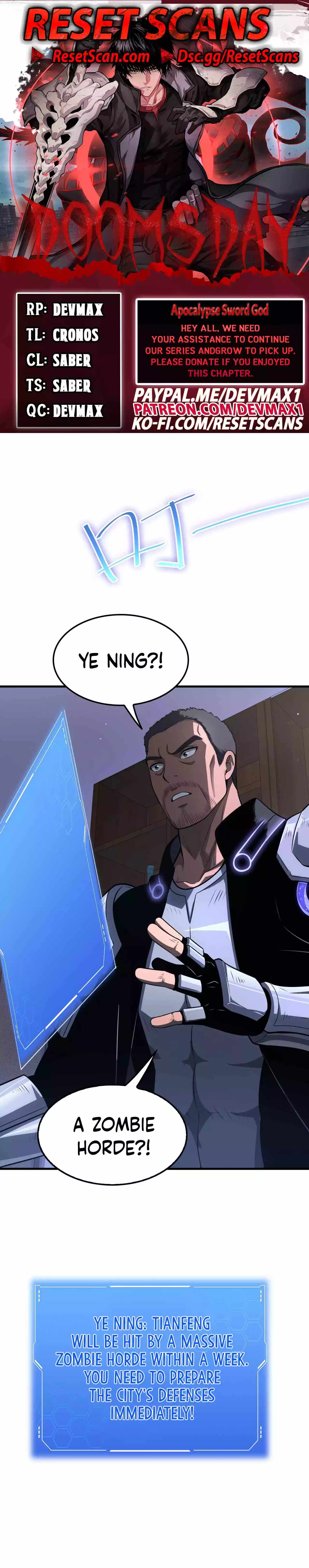 Apocalypse Sword God, Chapter 17, page 1