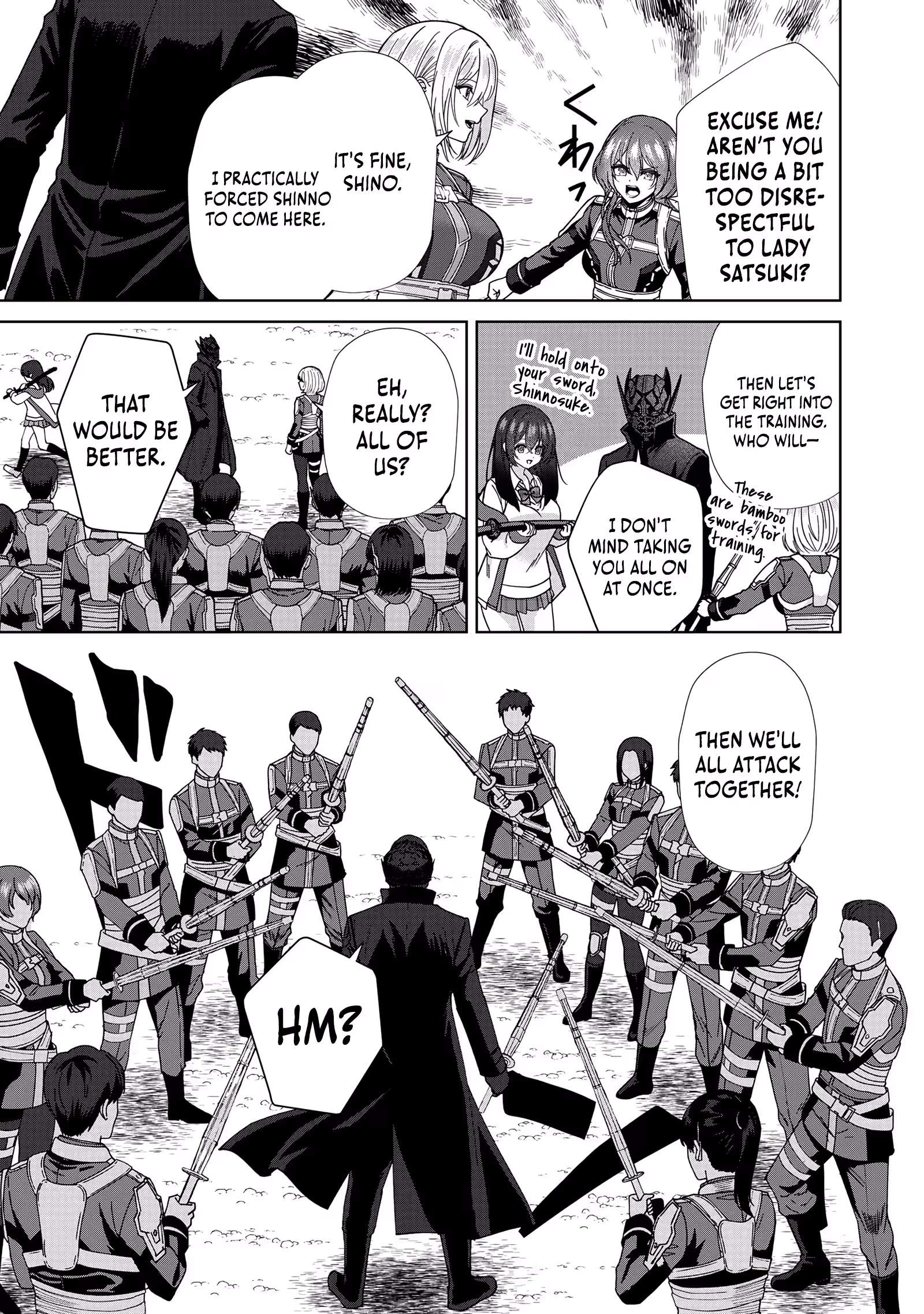 The Unrivaled Sword Saint Salaryman ~My Childhood Friend Occasionally..., Chapter 5, page 22