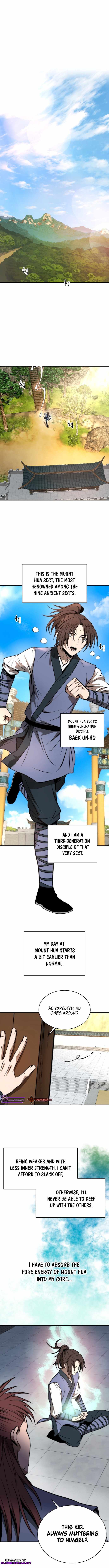 Mount Hua Sect’s Greatest Genius, Chapter 1, page 2