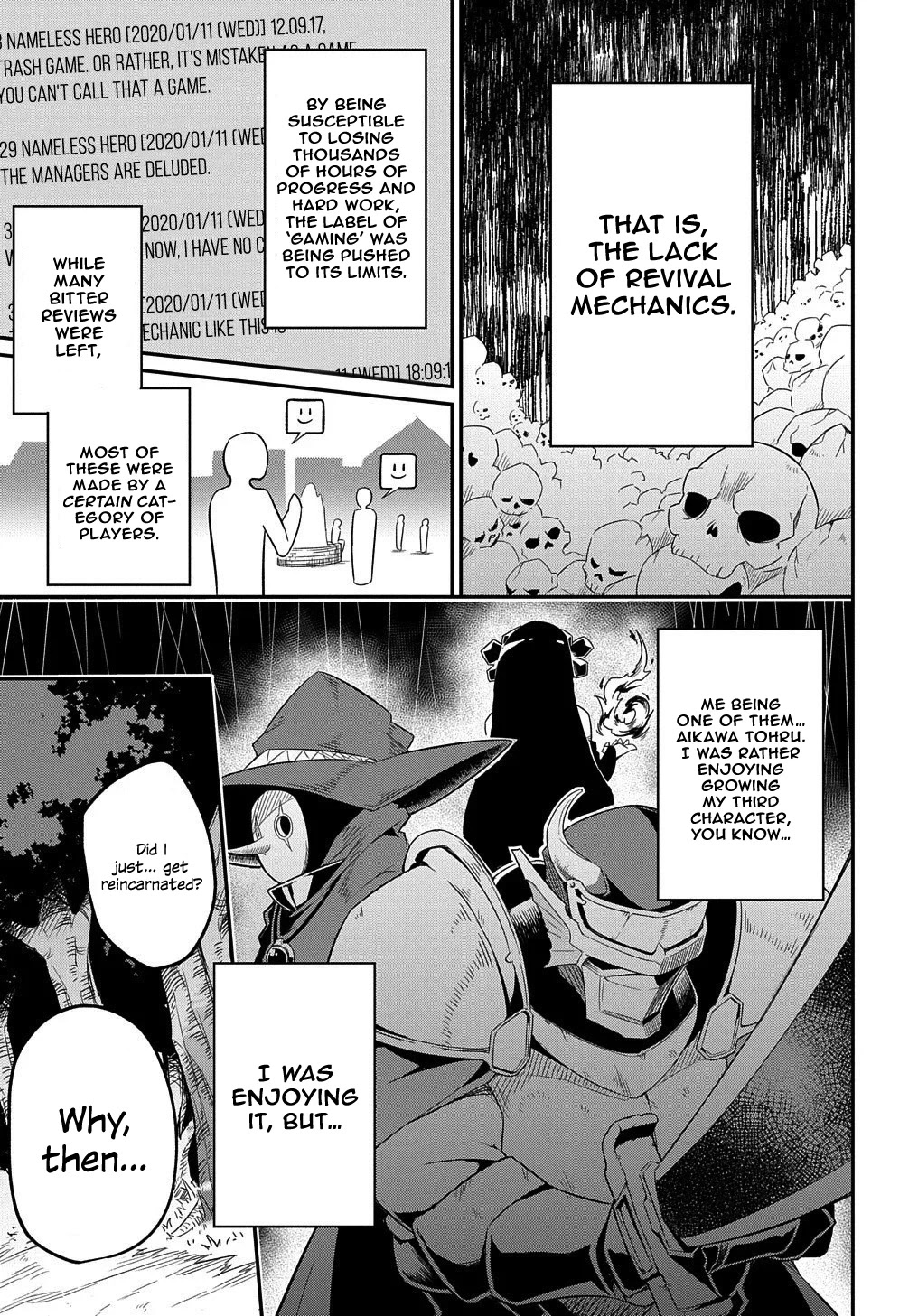 Neta Chara Tensei Toka Anmarida!, Chapter 1, page 4