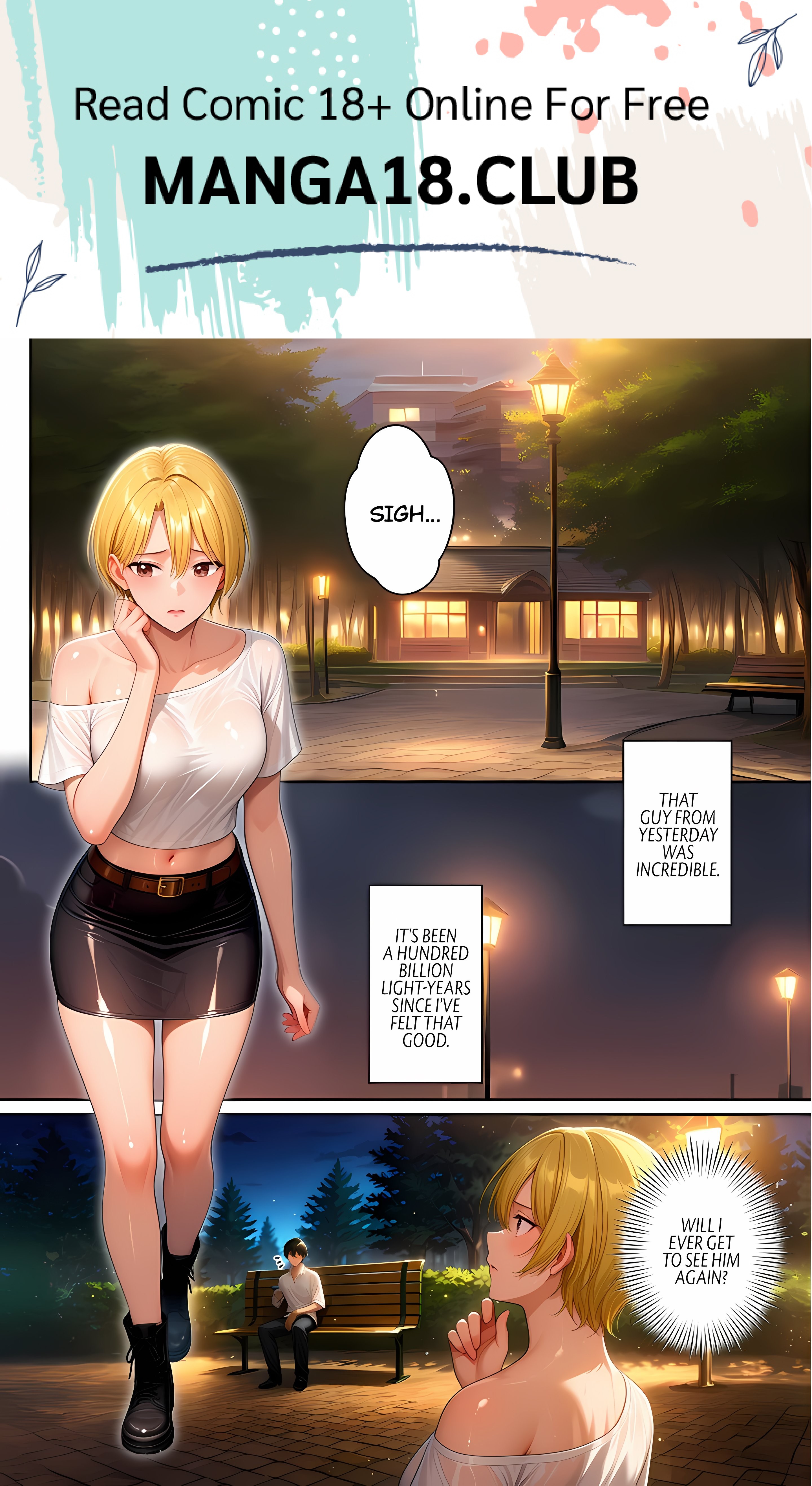 The Girl Waiting for a Banging: I’m Sleeping, so You Can Do Anything You Like, Chapter 2, page 1