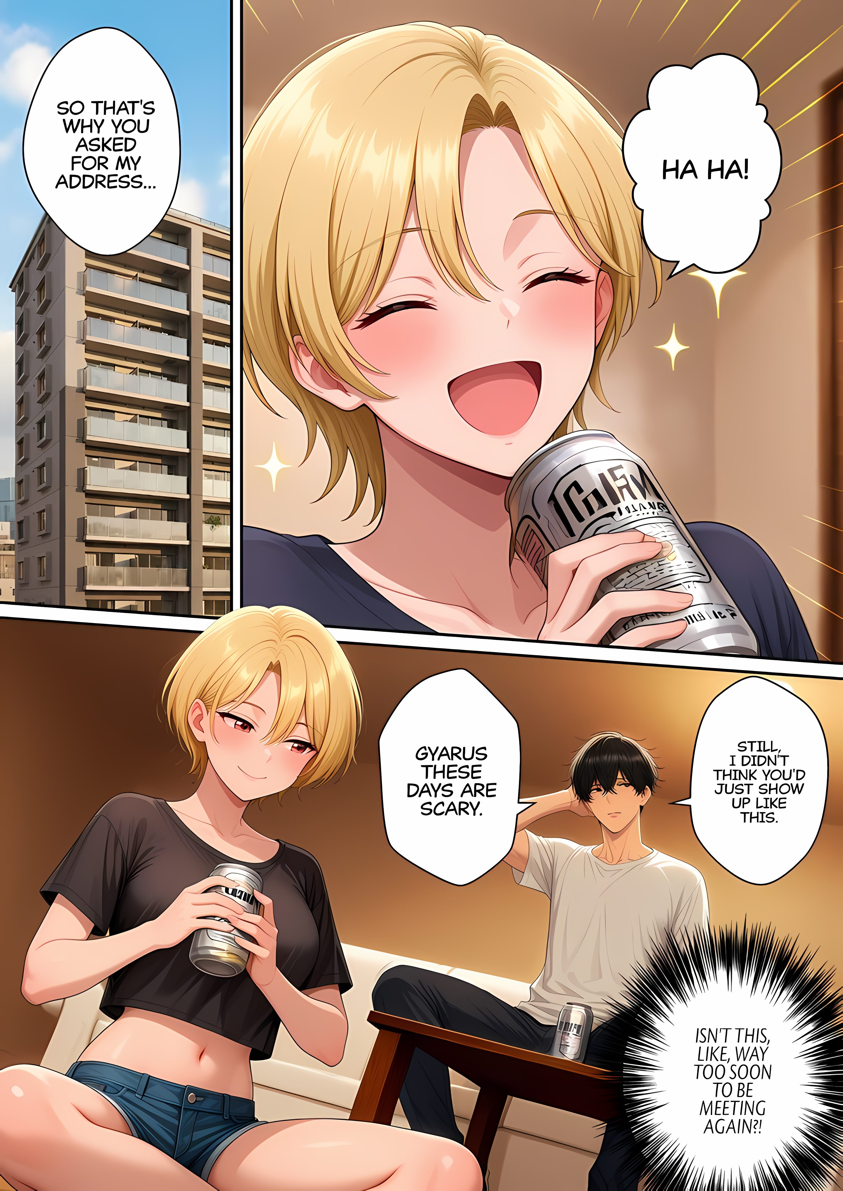 The Girl Waiting for a Banging: I’m Sleeping, so You Can Do Anything You Like, Chapter 3, page 3